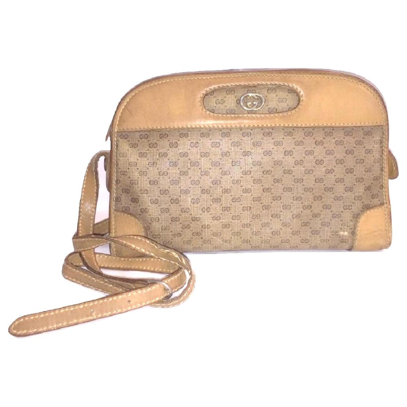 gucci canvas bolsa vintage