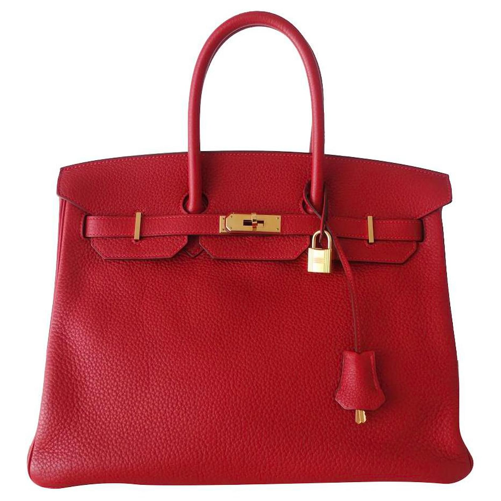 sac rouge hermes