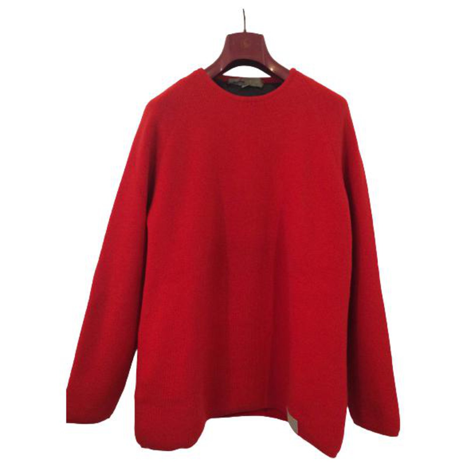 Wool pull Louis Vuitton Red size M International in Wool - 31894997
