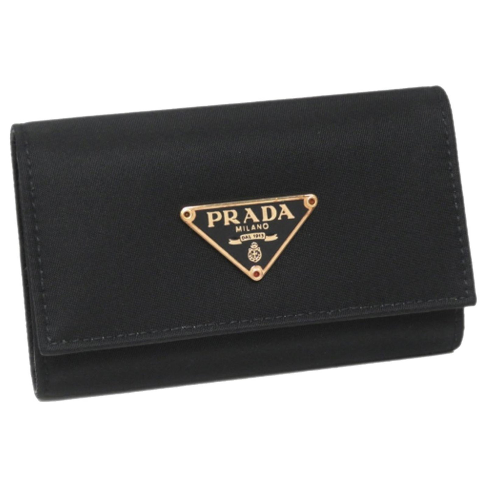 prada key holder wallet