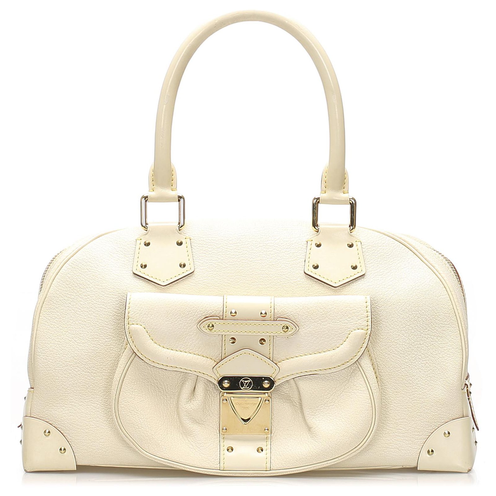 Louis Vuitton White Suhali Leather L’Aimable Bag