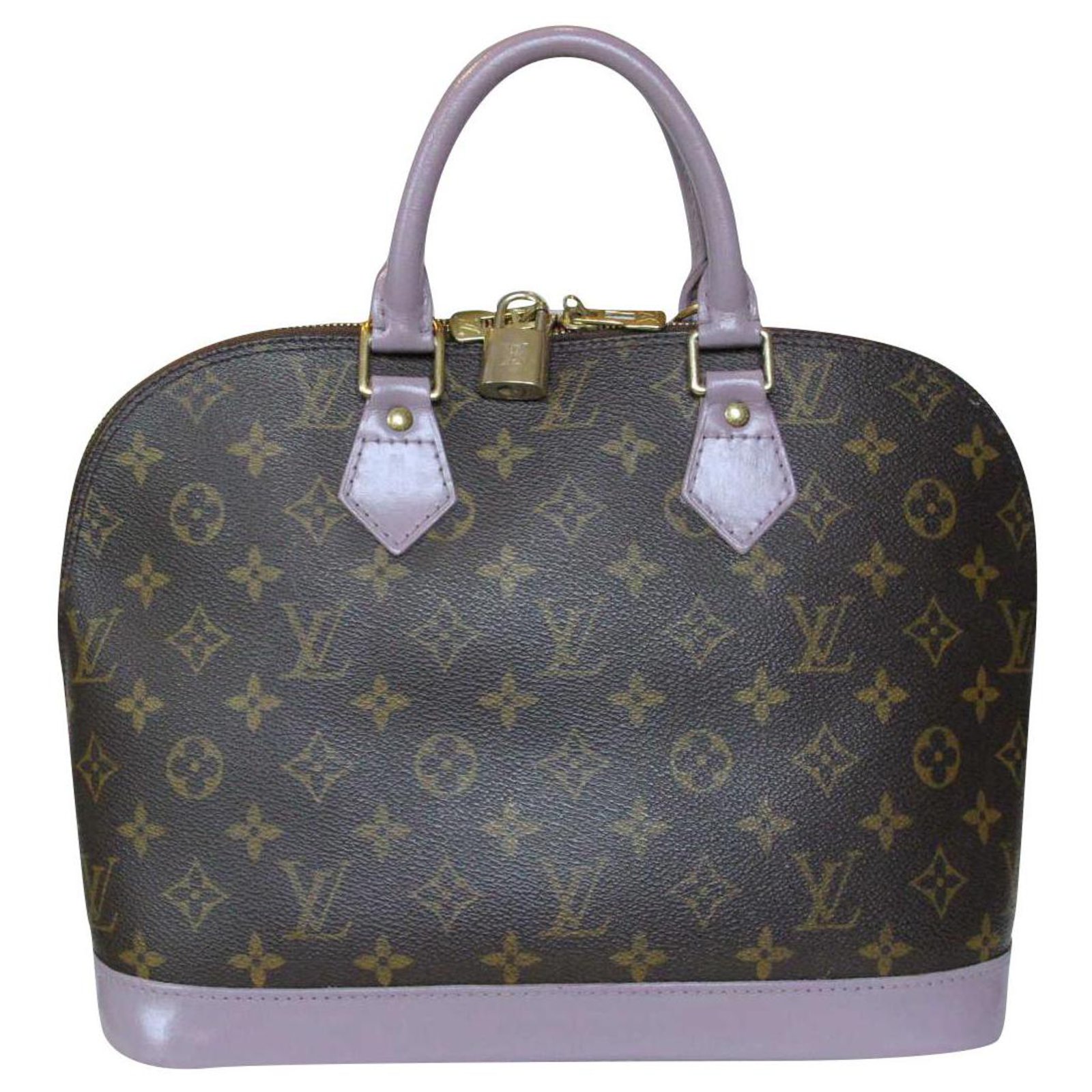 Louis Vuitton, Bags, Custom Purple Louis Vuitton Alma Bag