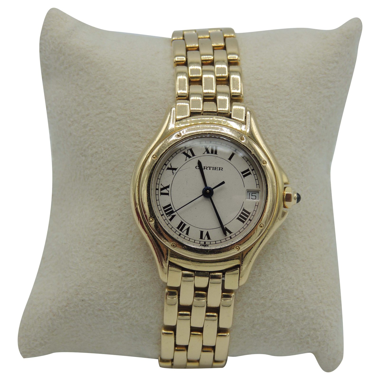 cartier panthere watch round