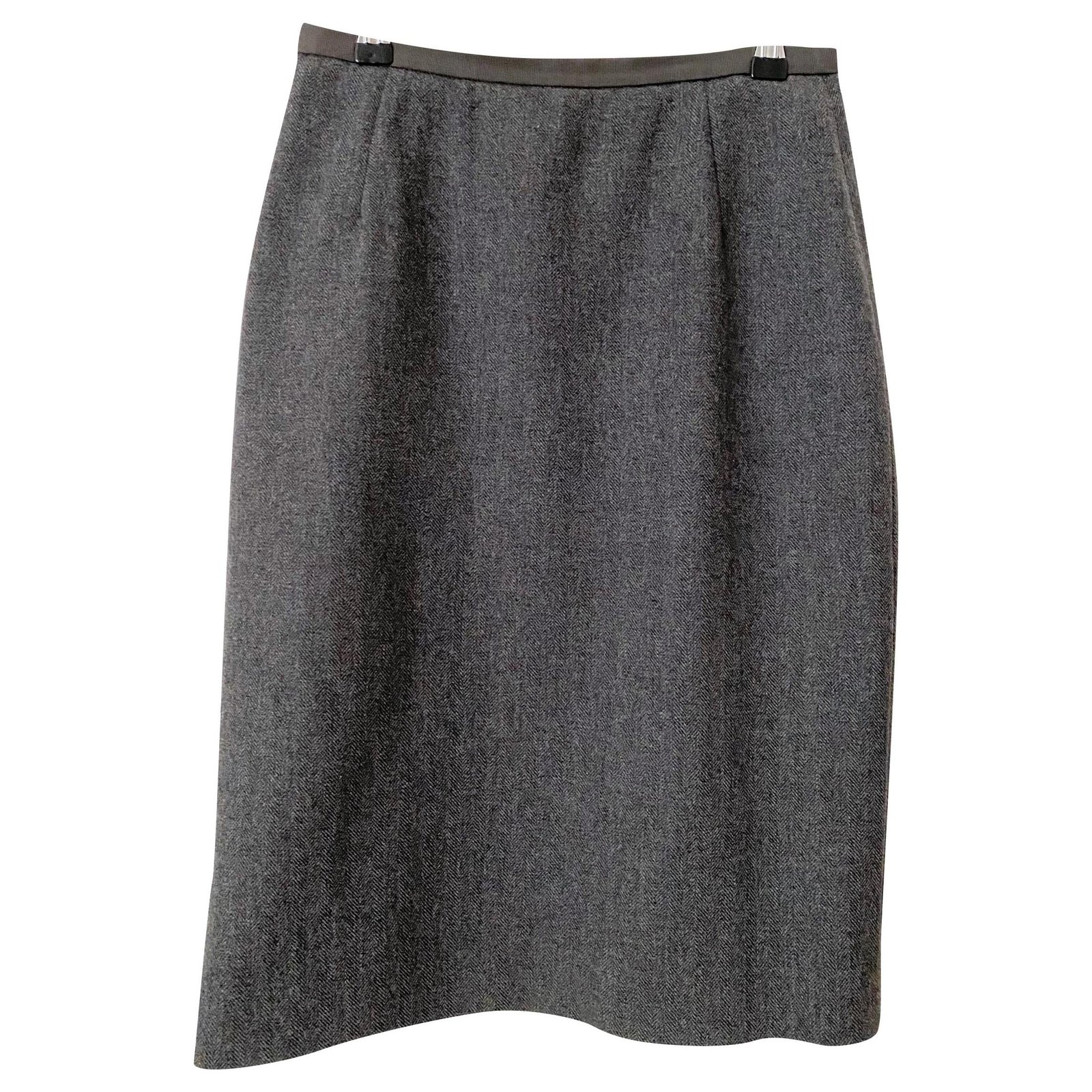 Dolce & Gabbana Skirts Grey Wool Elastane Polyamide ref.240206 - Joli ...