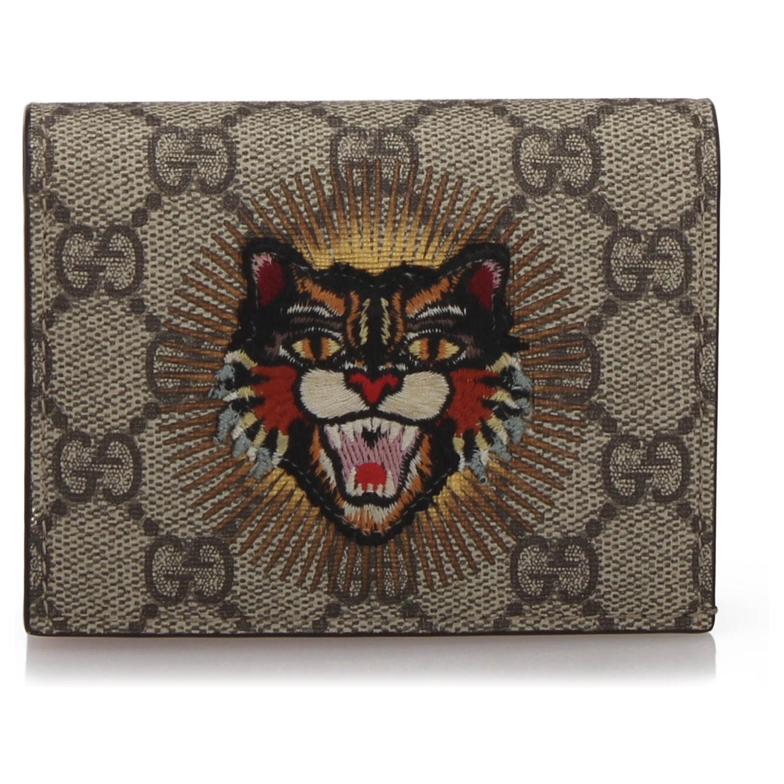 gucci angry cat wallet