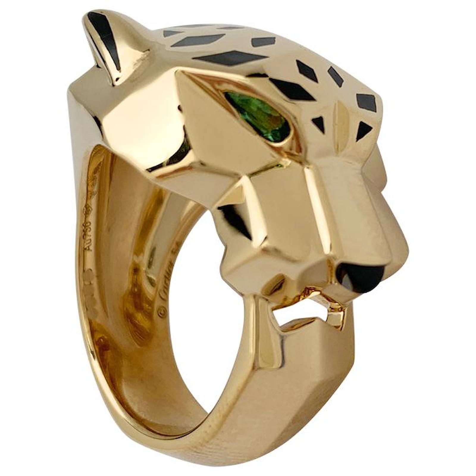 Anello Panthère de Cartier. Oro giallo ref.240650 - Joli Closet