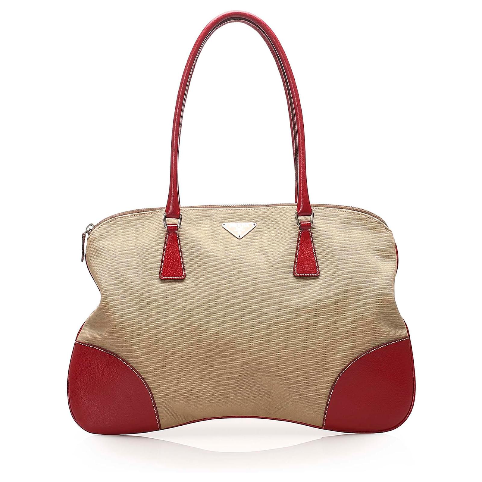 prada canvas handbag