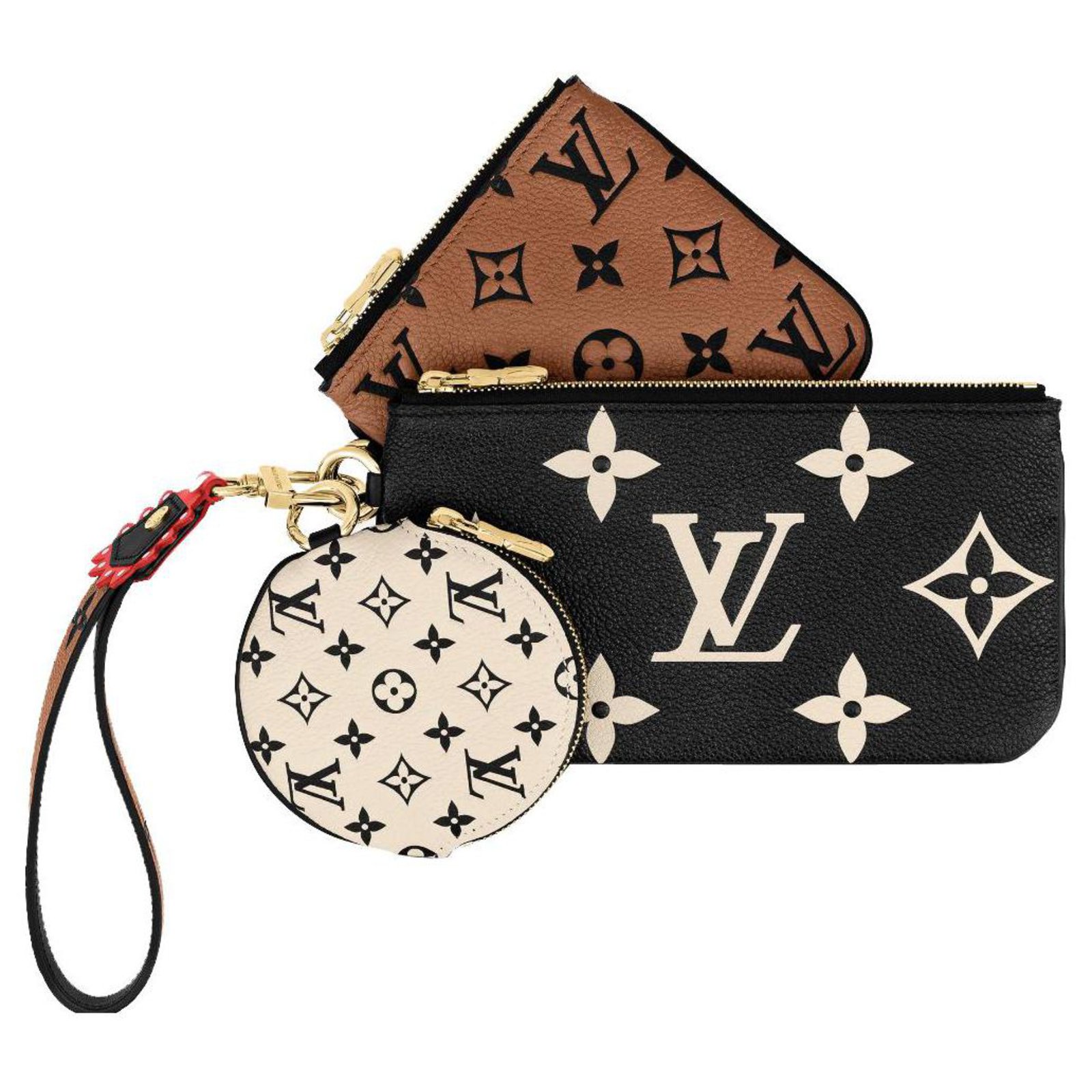 Louis Vuitton LV Trio pouch crafty Multiple colors Leather ref.241208 -  Joli Closet