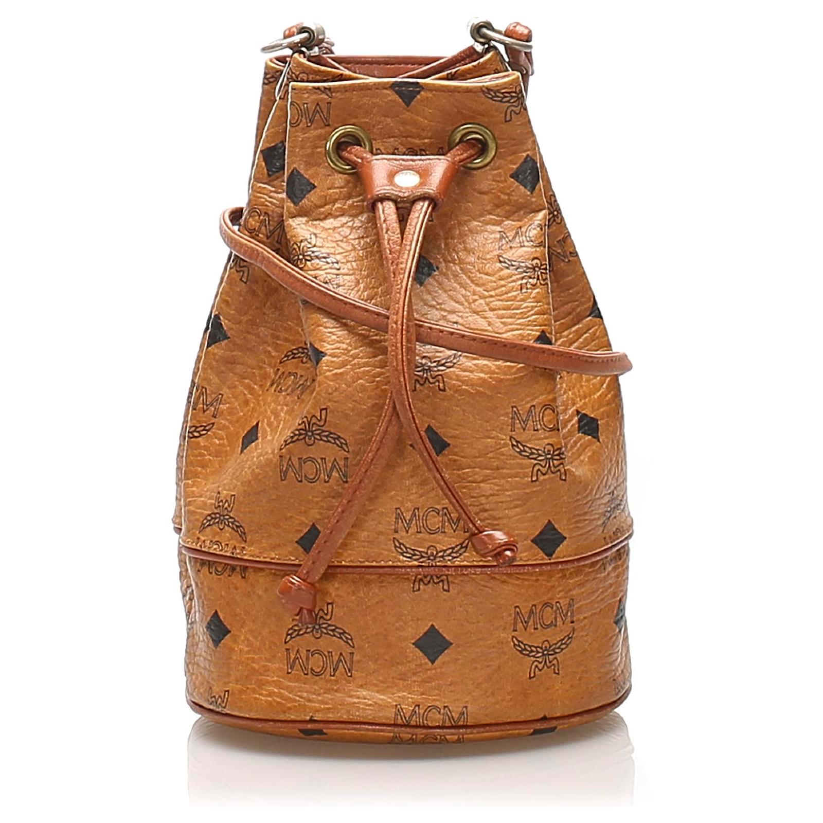 mcm mini bucket bag