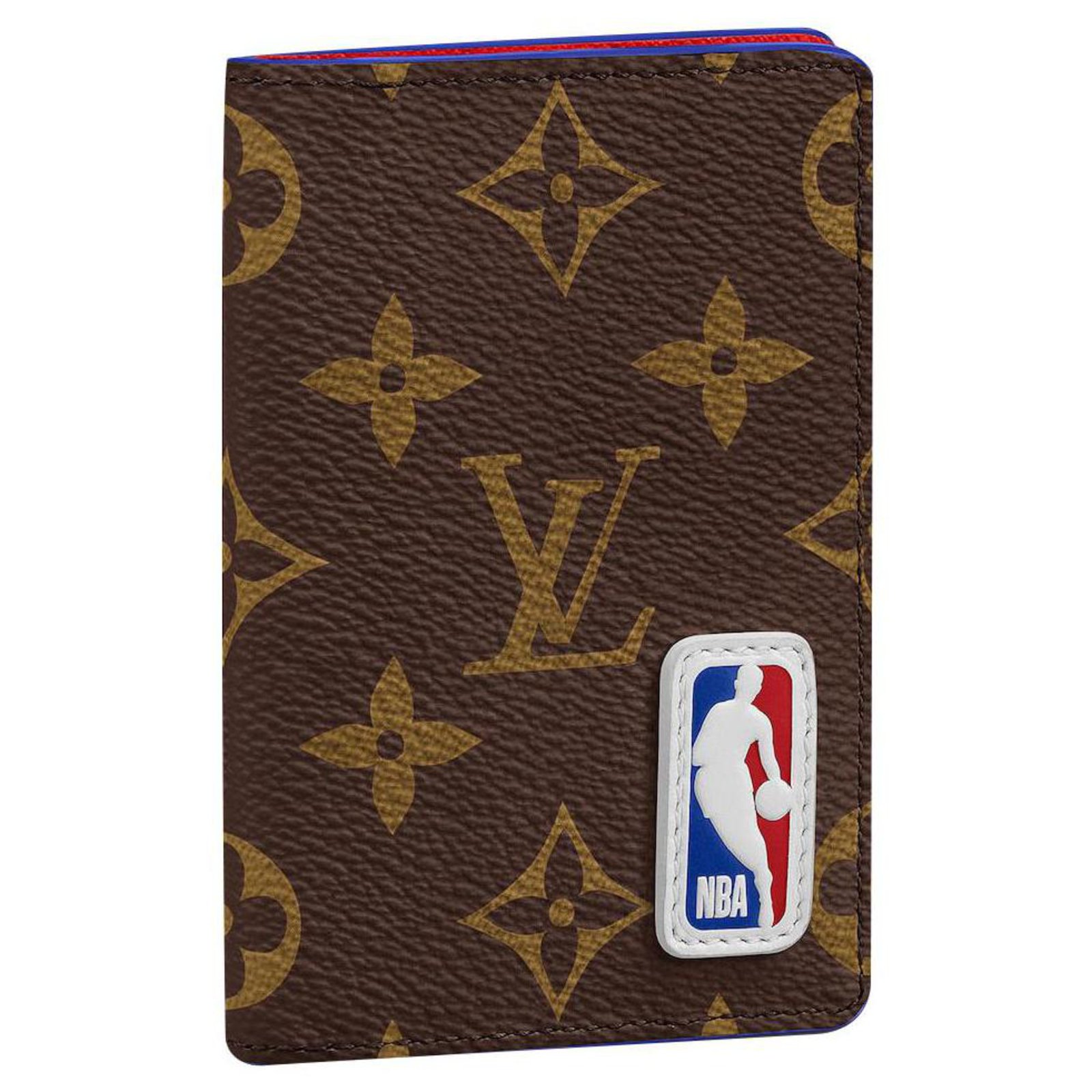 Louis Vuitton x NBA Pocket Organiser Brown Leather ref.242695 - Joli Closet