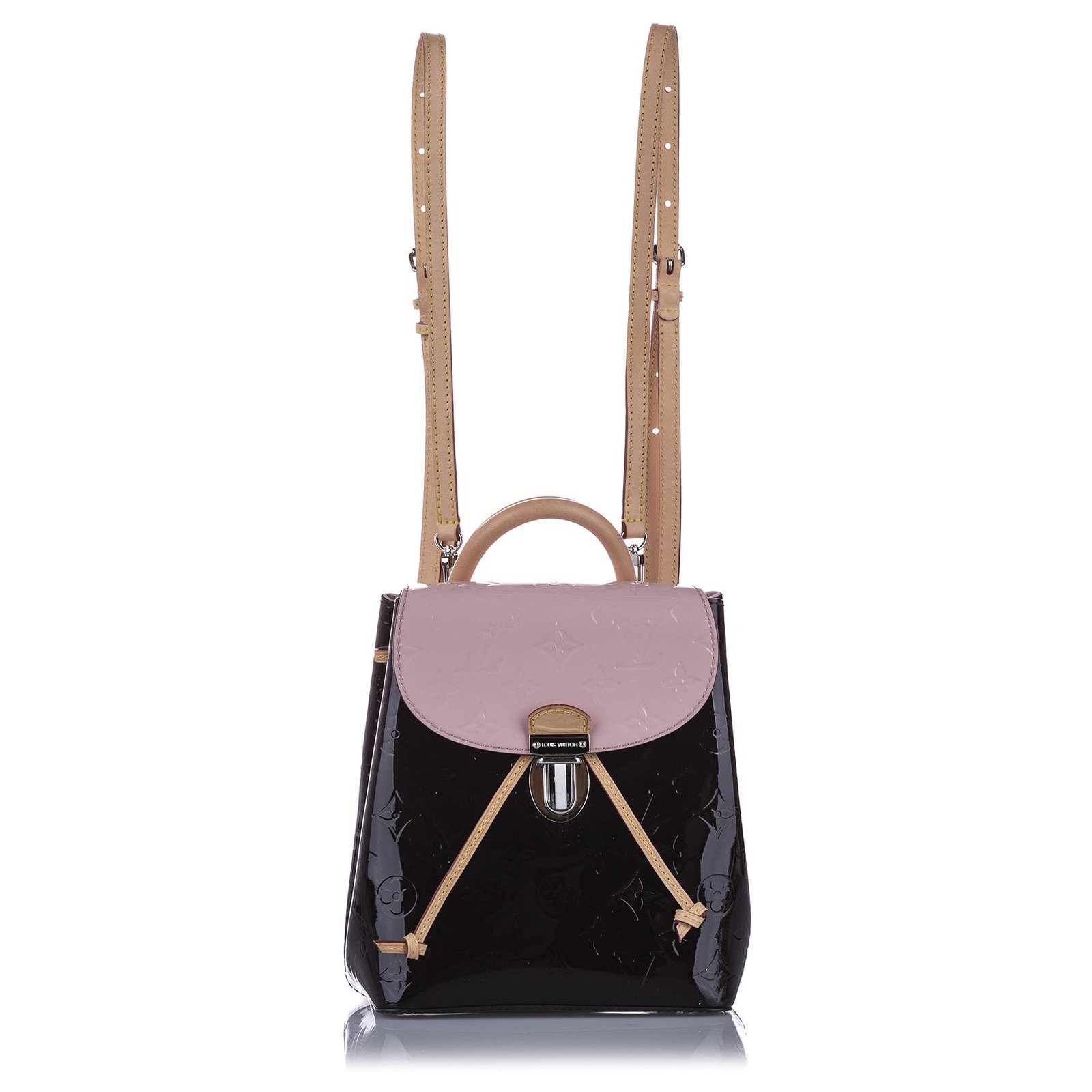 Louis Vuitton Purple Vernis Hot Springs Pink Leather Patent leather  ref.243140 - Joli Closet