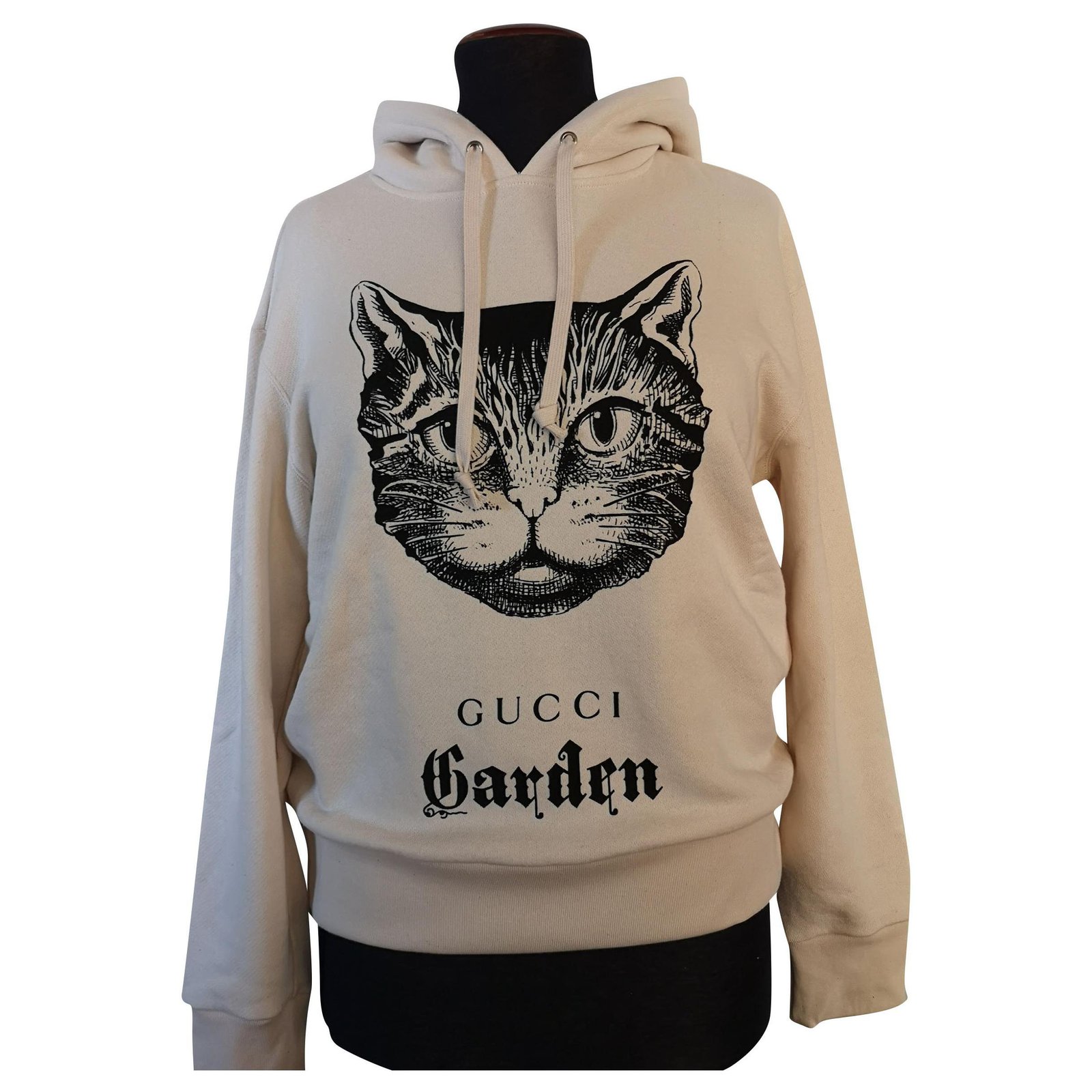 Cat in a Gucci Hoodie Graffiti Art Print