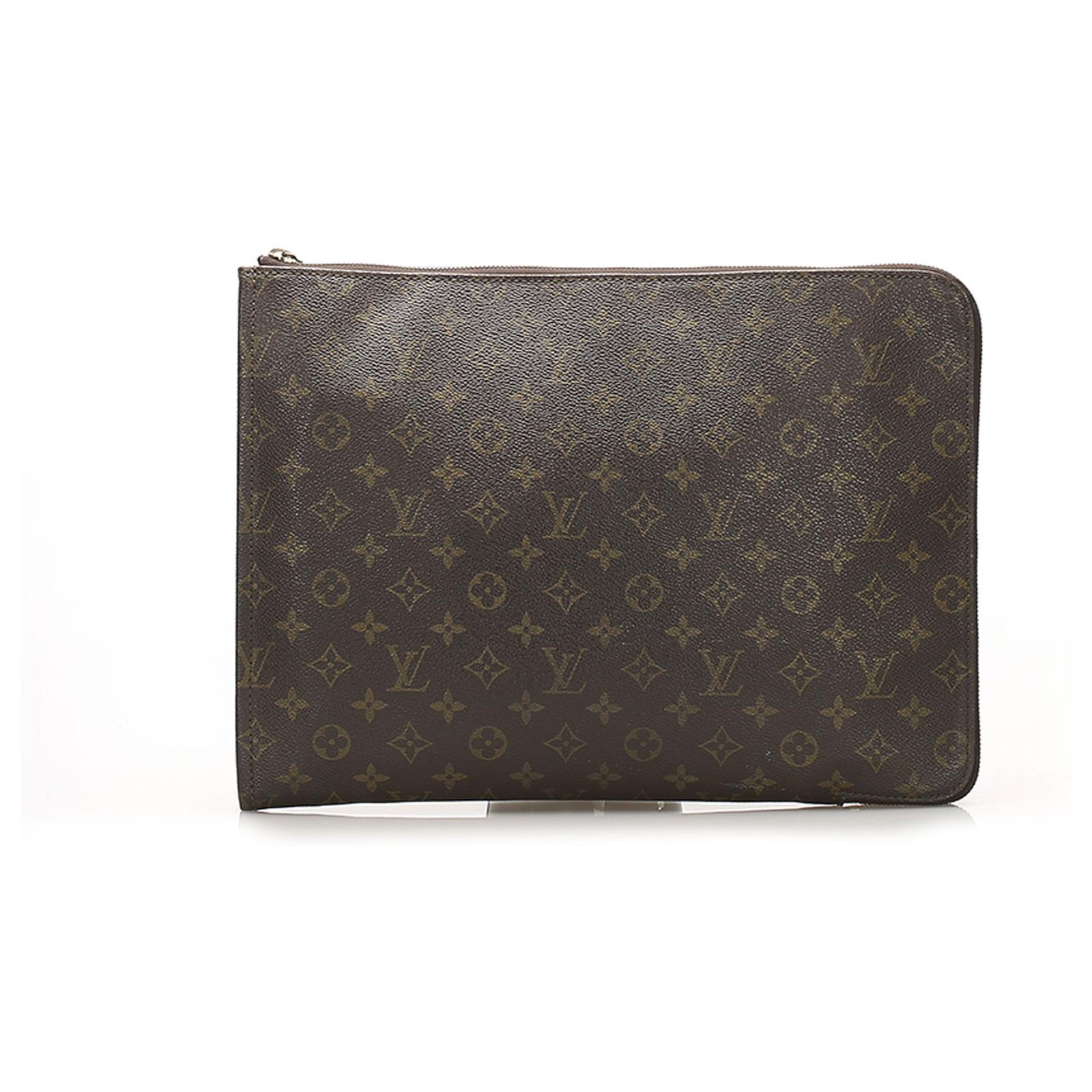 Louis Vuitton Poche Documents Portfolio Monogram Brown Case