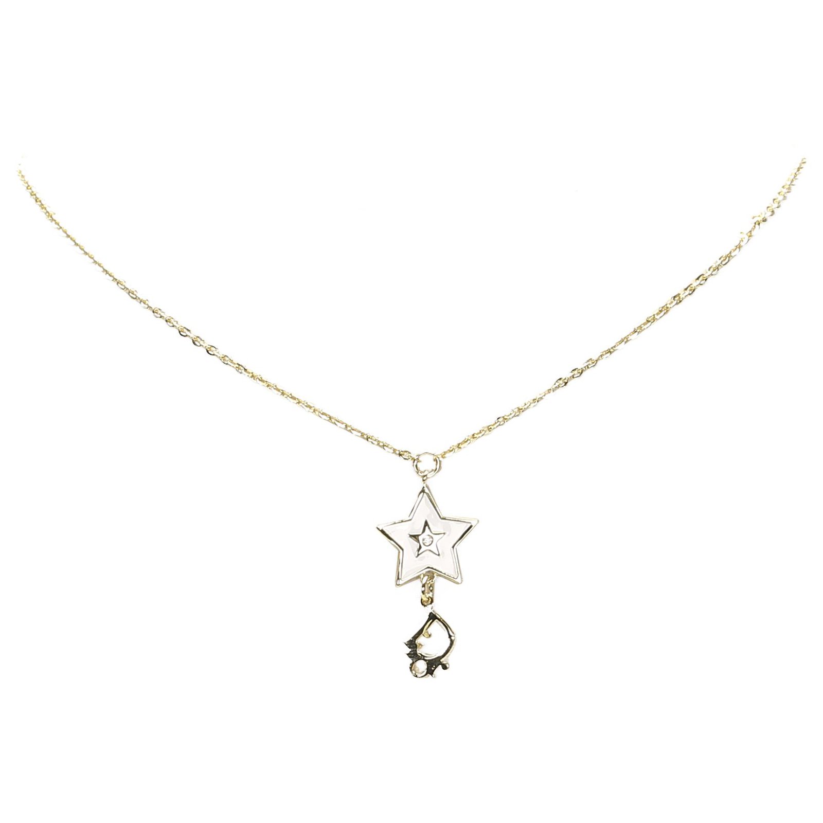 dior necklace star