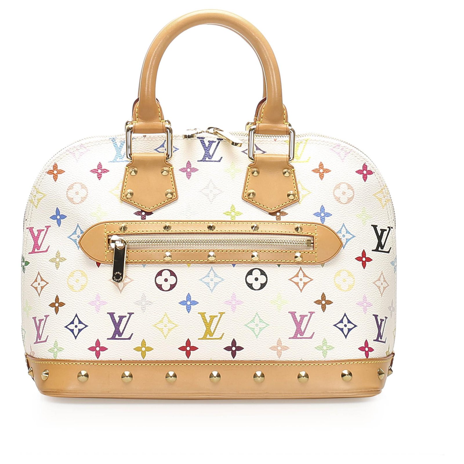 Louis Vuitton Alma in Monogram Multicolored White