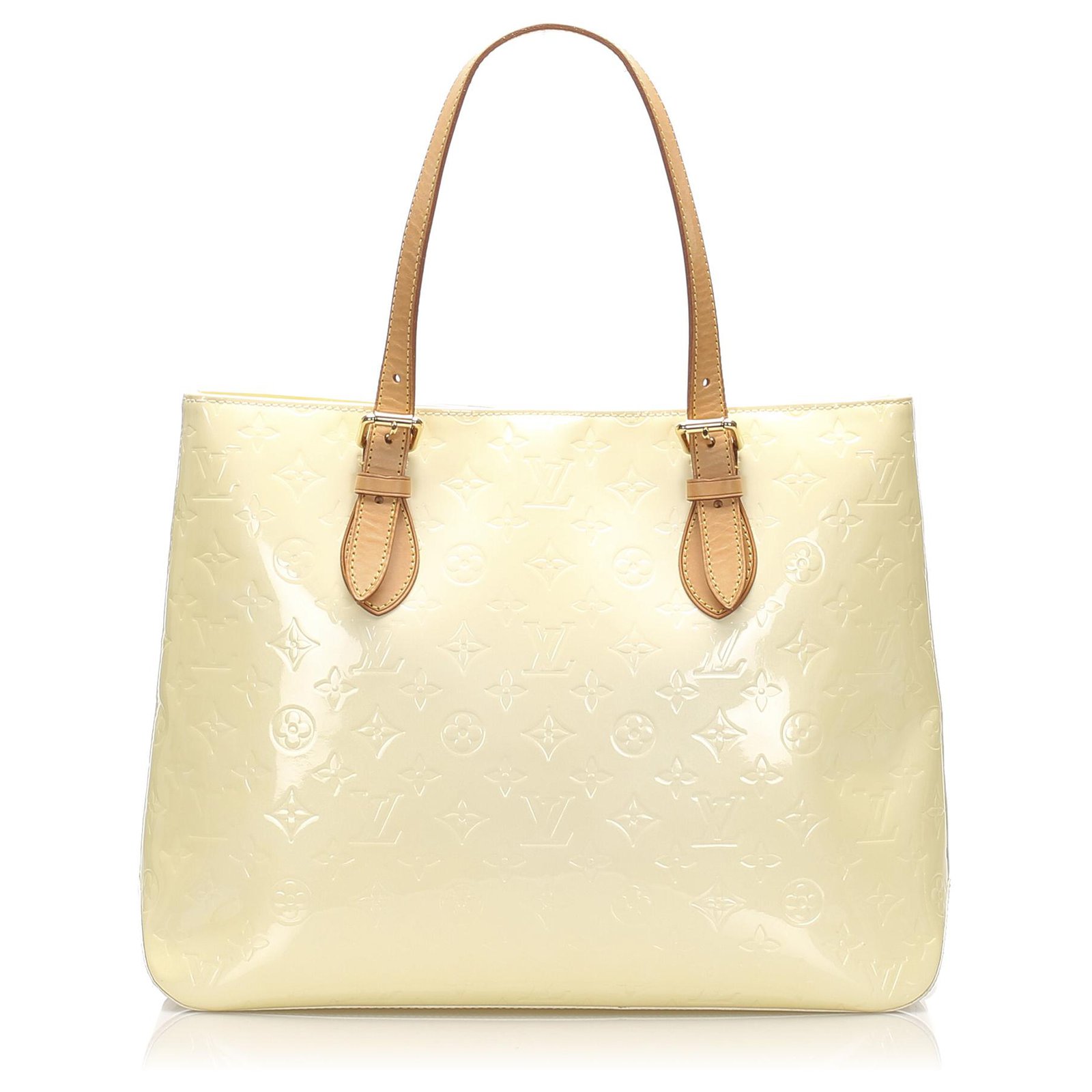 Louis Vuitton Vintage - Vernis Brentwood - White Brown - Vernis