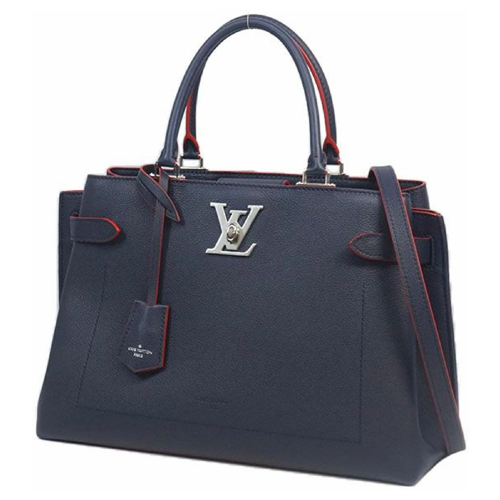 Gorgeous NEW Louis Vuitton LOCKME Day Tote Grained Calf Leather