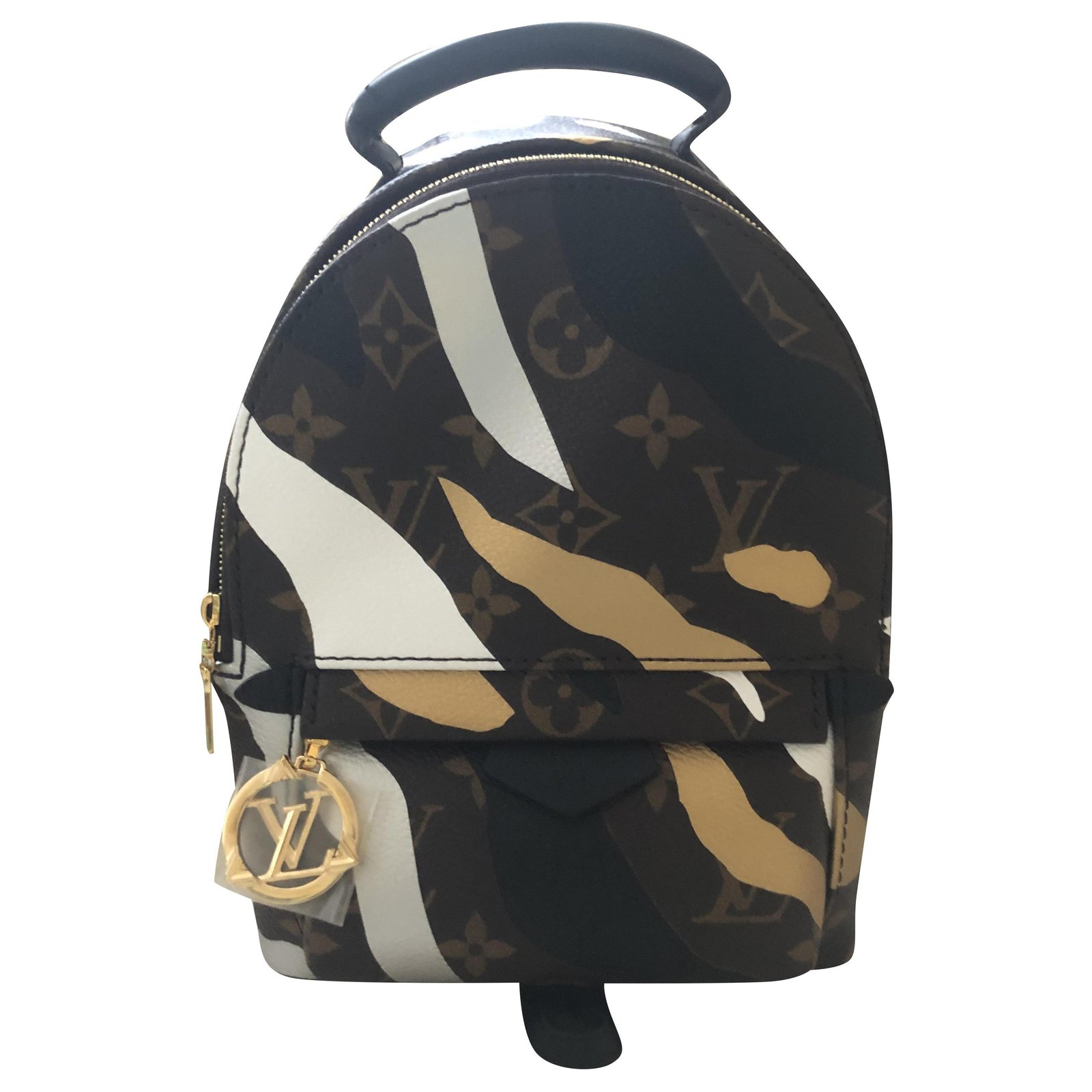 Louis Vuitton LVxLoL Palm Springs Mini Backpack Brown Cloth ref