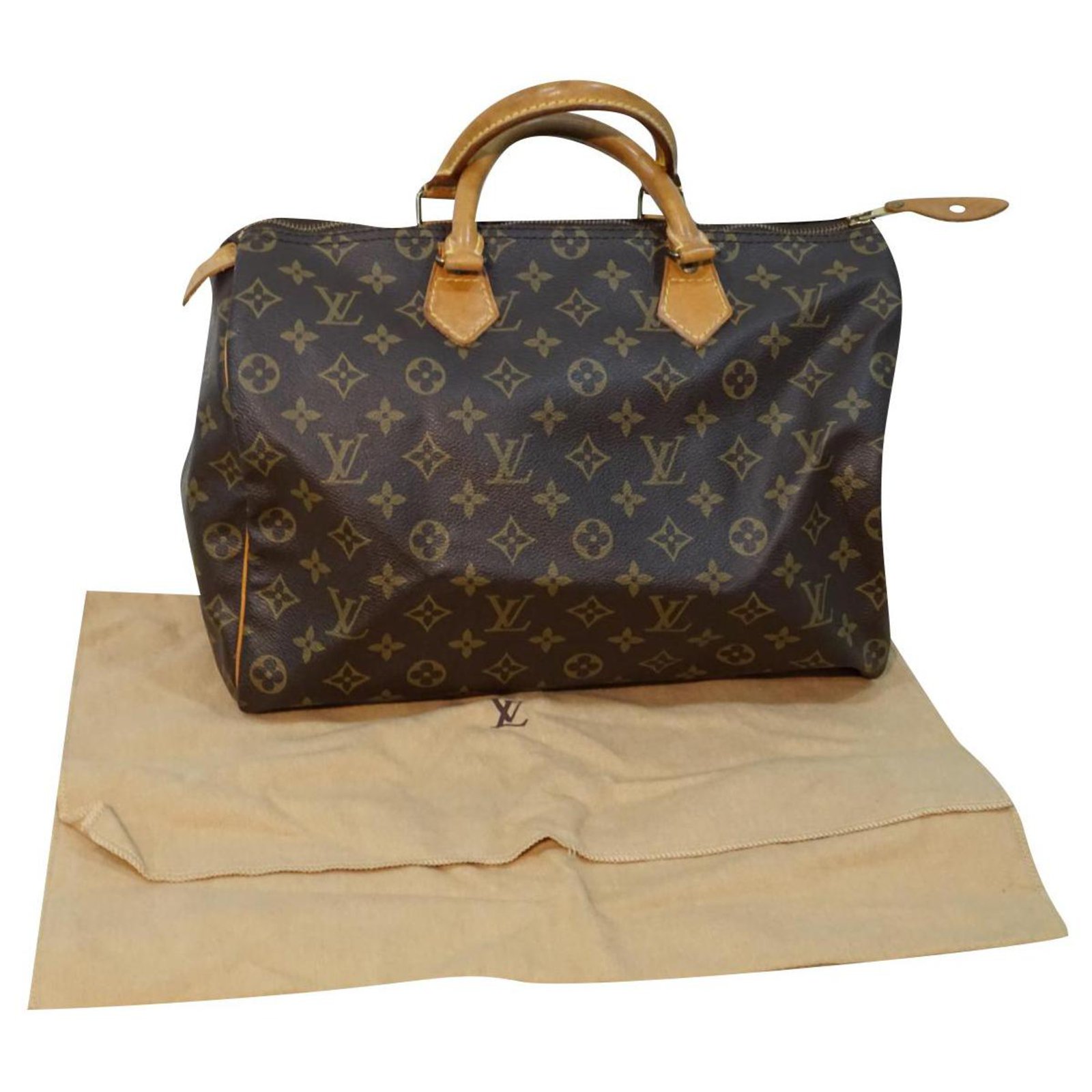 Louis Vuitton Monogram Canvas Speedy Bandouliere 35 Bag 