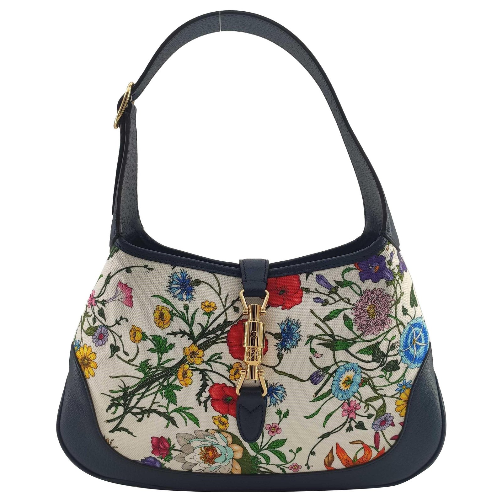 gucci floral shoulder bag