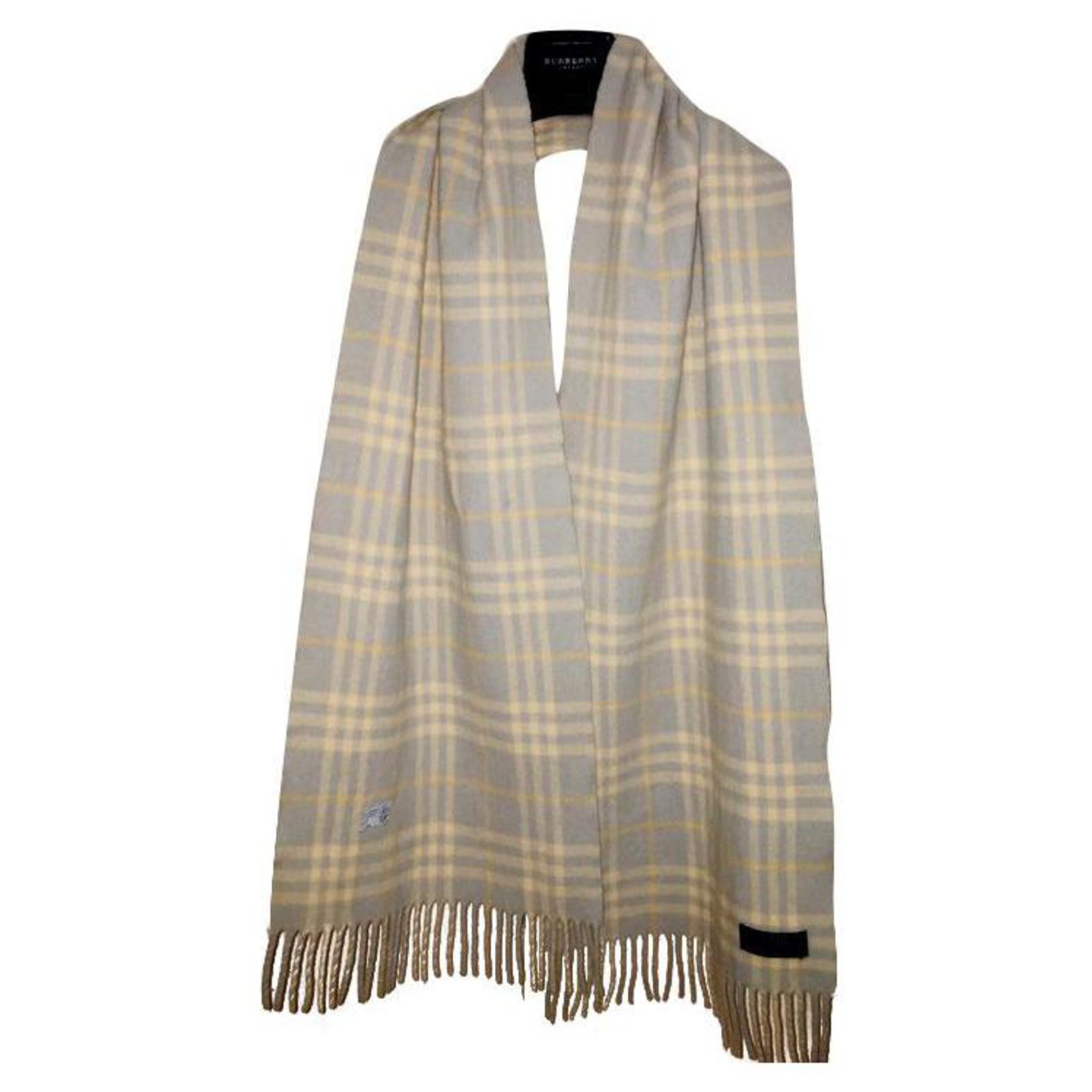 burberry scarf light blue
