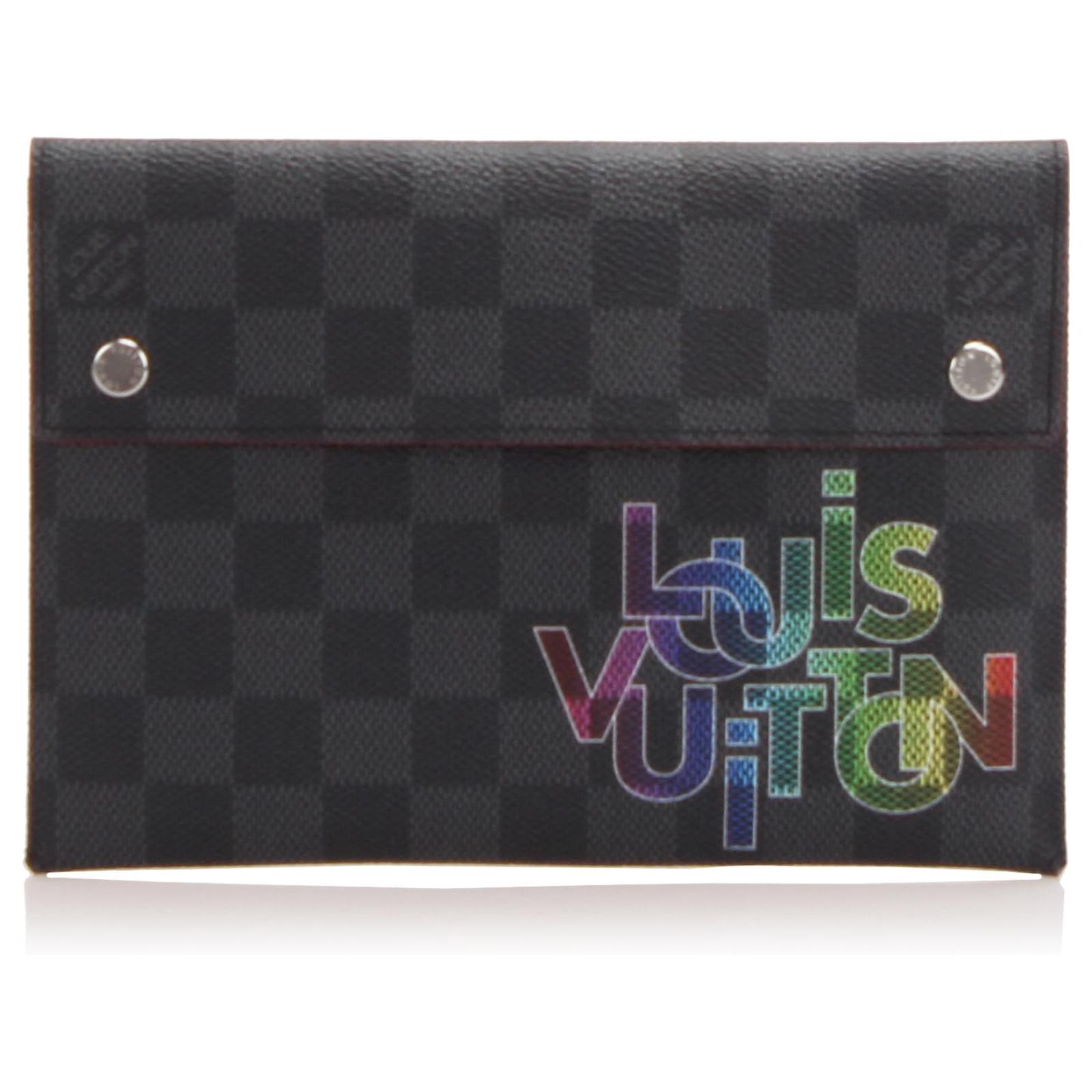 Borsa Louis Vuitton Alpha Damier nero grafite tripla MM Grigio Tela  ref.246249 - Joli Closet