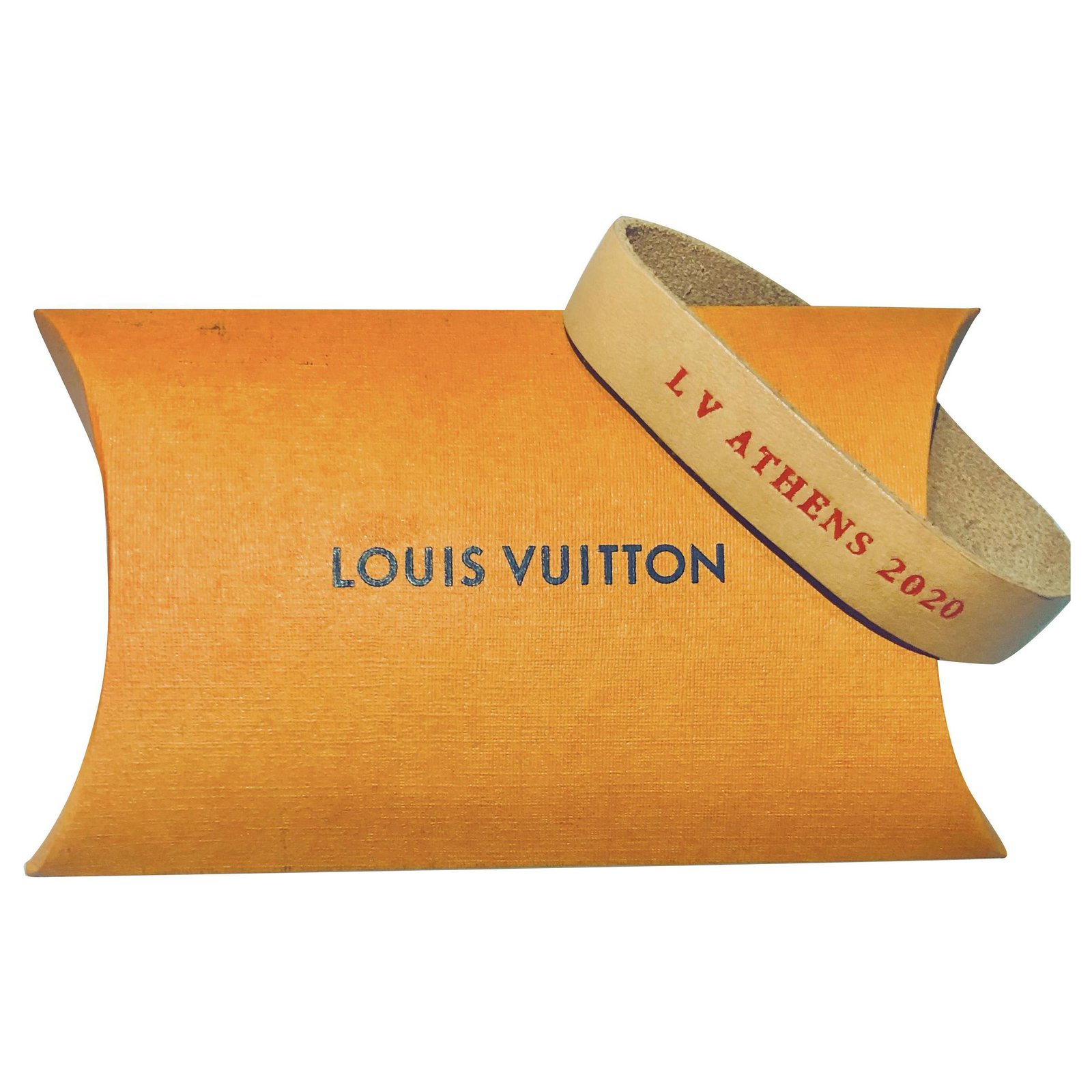 Beigefarbenes Lederarmband von Louis Vuitton ref.909653 - Joli Closet