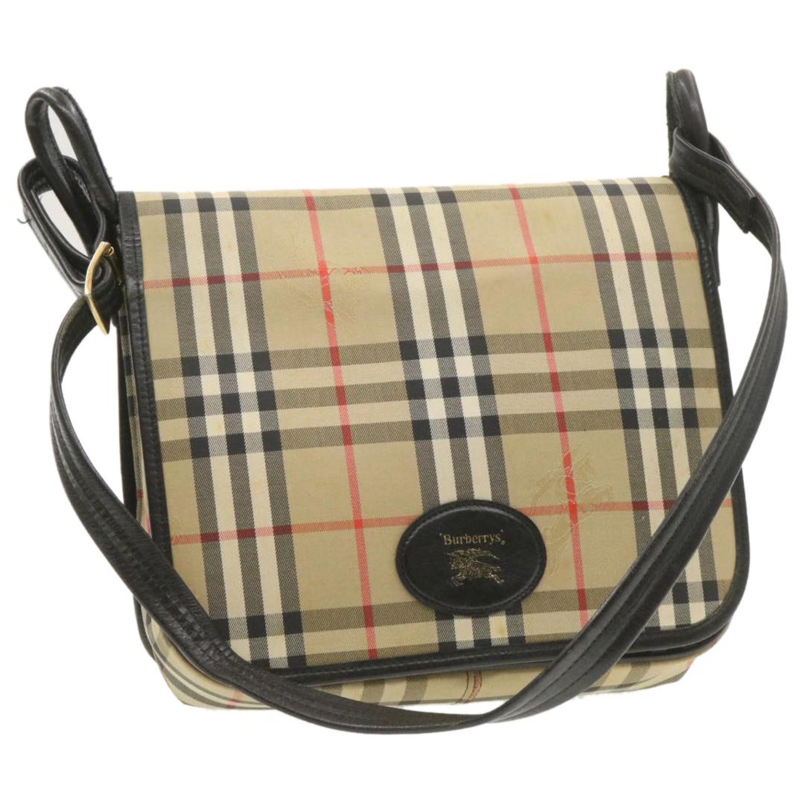 Burberry Shoulder bag Beige Synthetic ref.247171 - Joli Closet