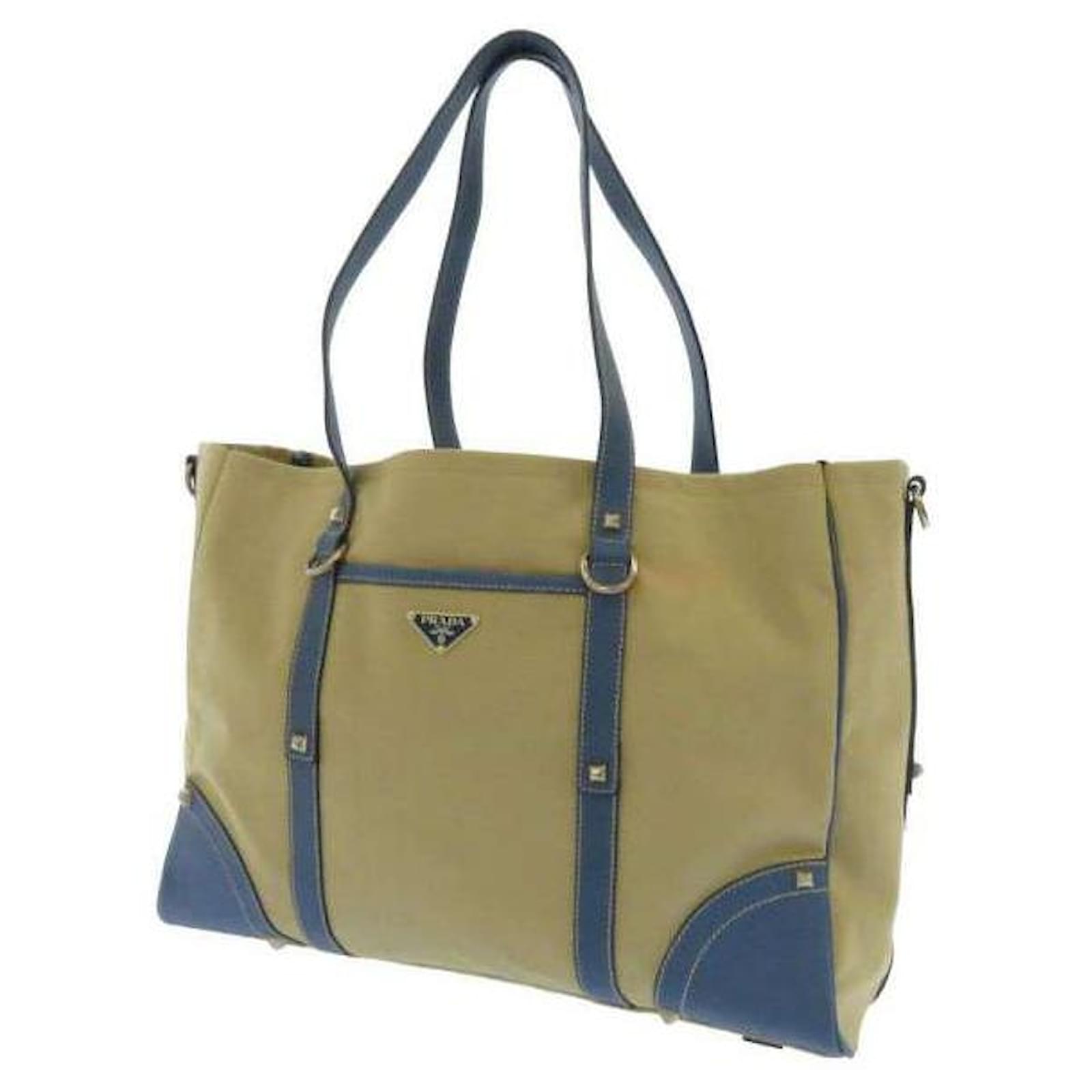 prada fabric tote bag