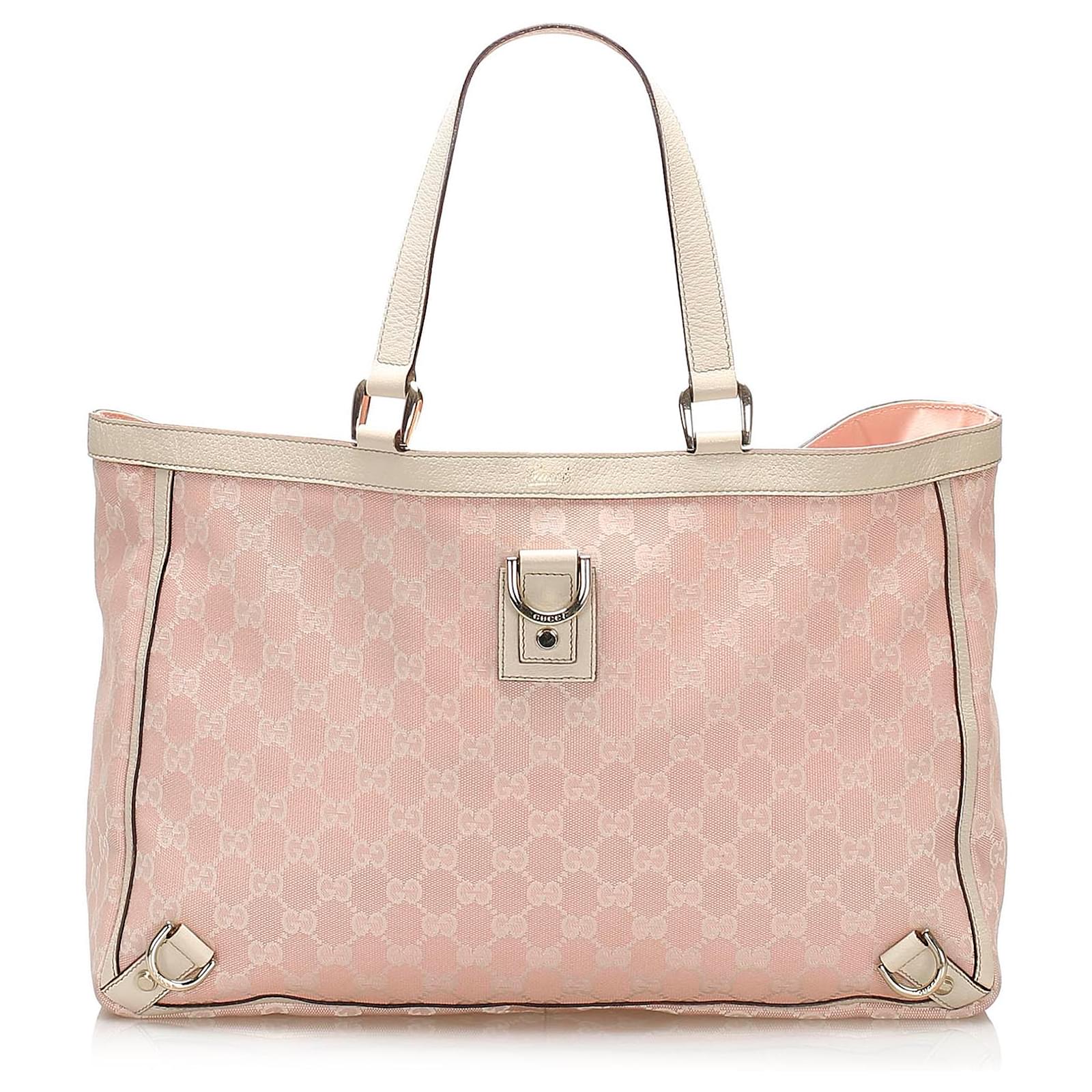 gucci pink tote bag