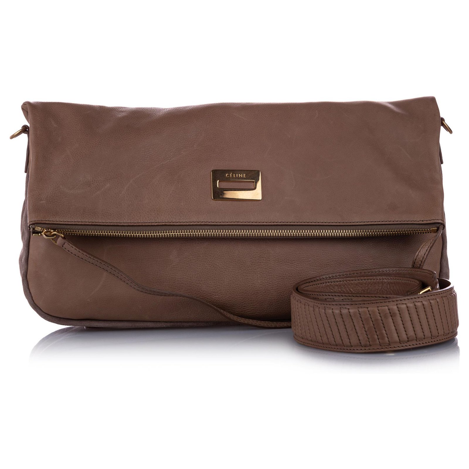 gray designer purse