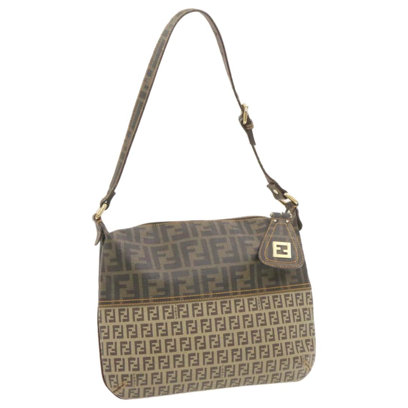 ショルダーバッグ・ポシェット FENDI Woman Shoulder bag Beige 8M0498 AUNJ F1SNP Wallet On Chain Baguette Fabric Beige | Fendi