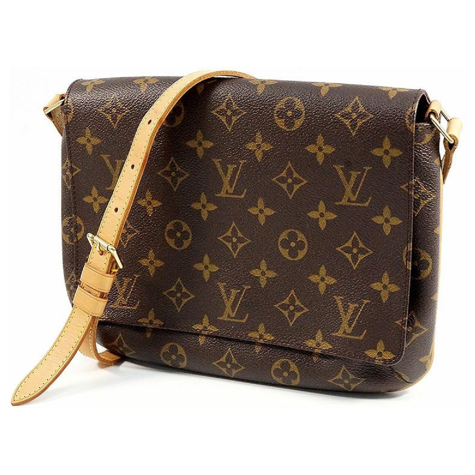 Louis Vuitton Musette Tango long Womens shoulder bag M51388 Cloth