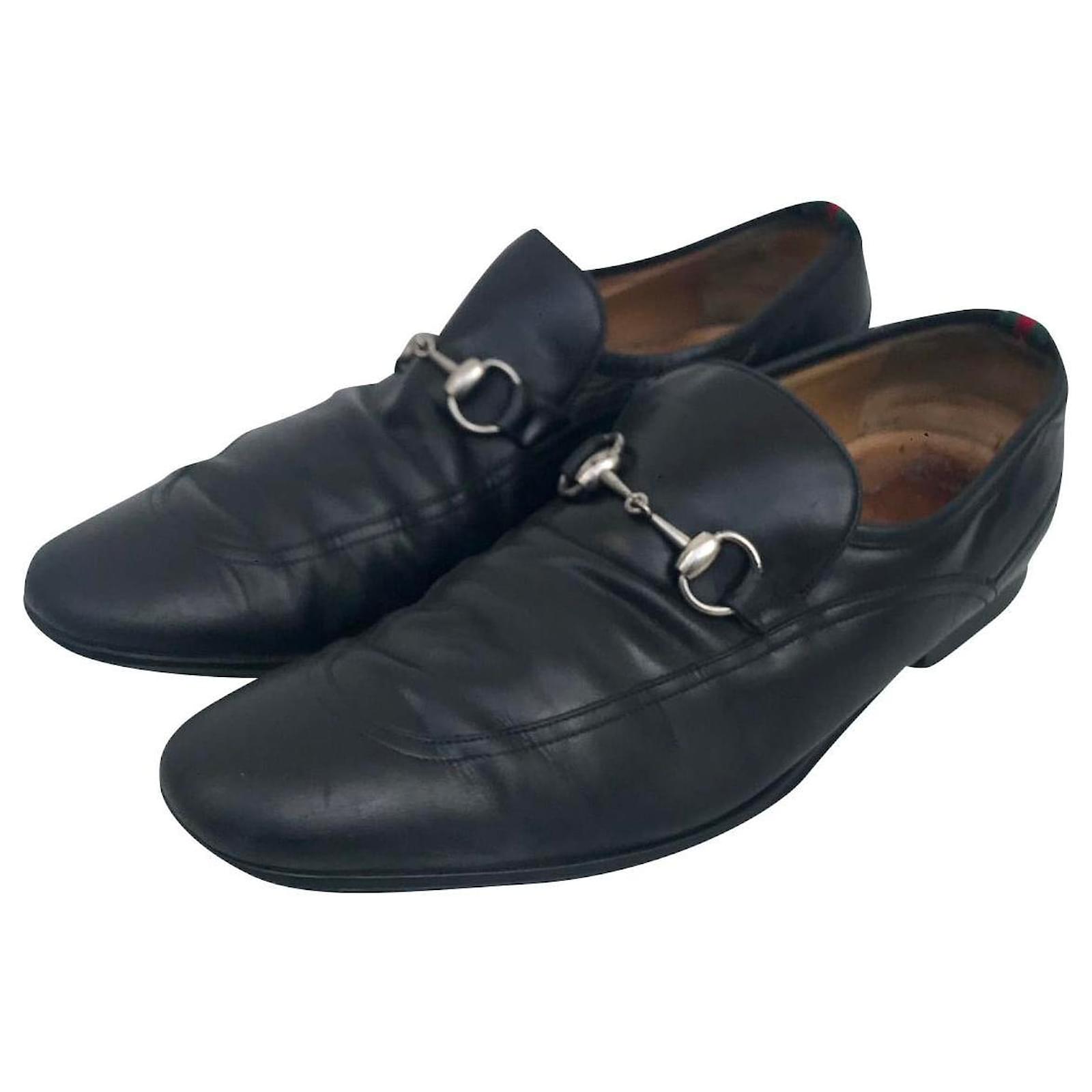 gucci black slip ons