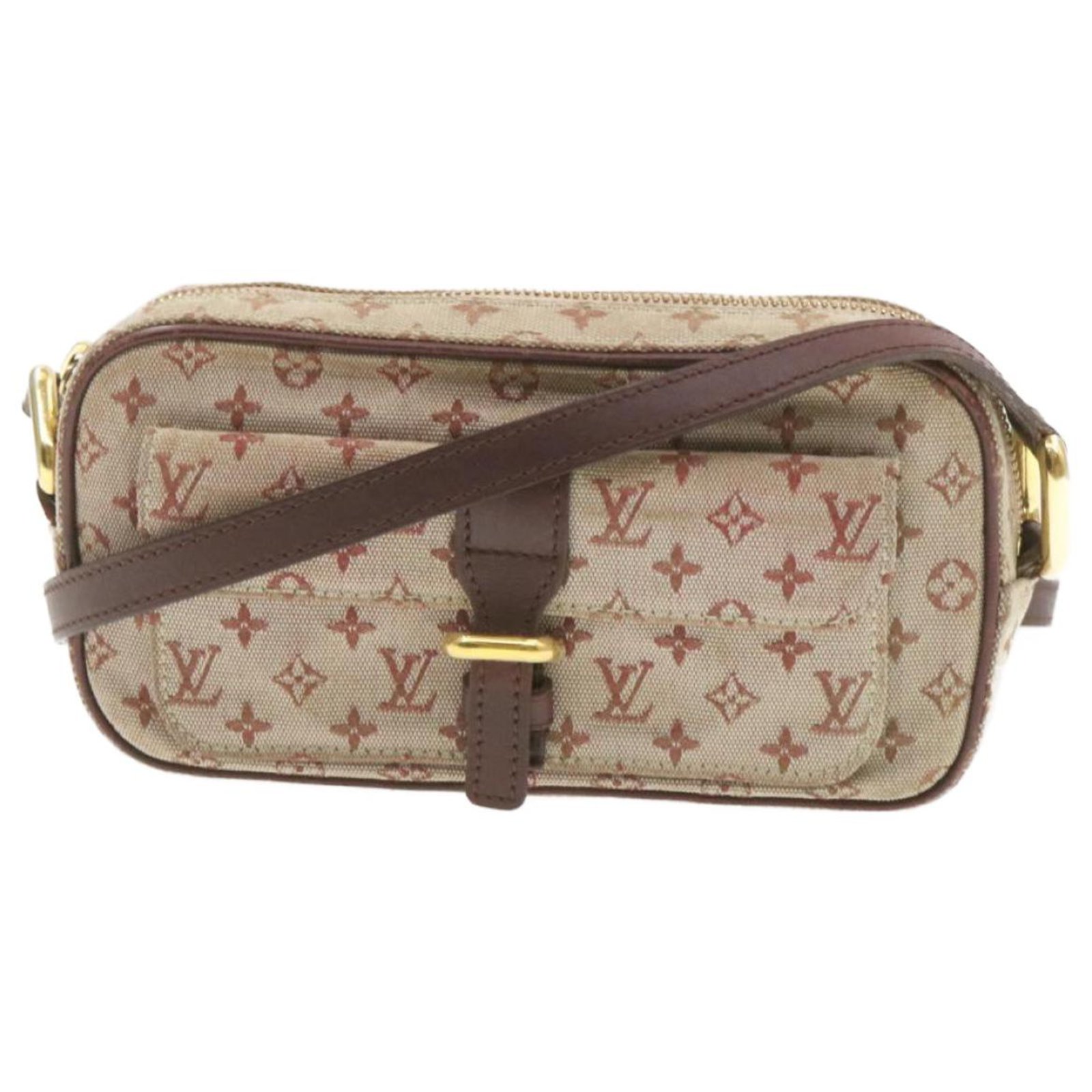 Louis Vuitton Red Canvas Monogram Mini Lin Juliette Crossbody Bag