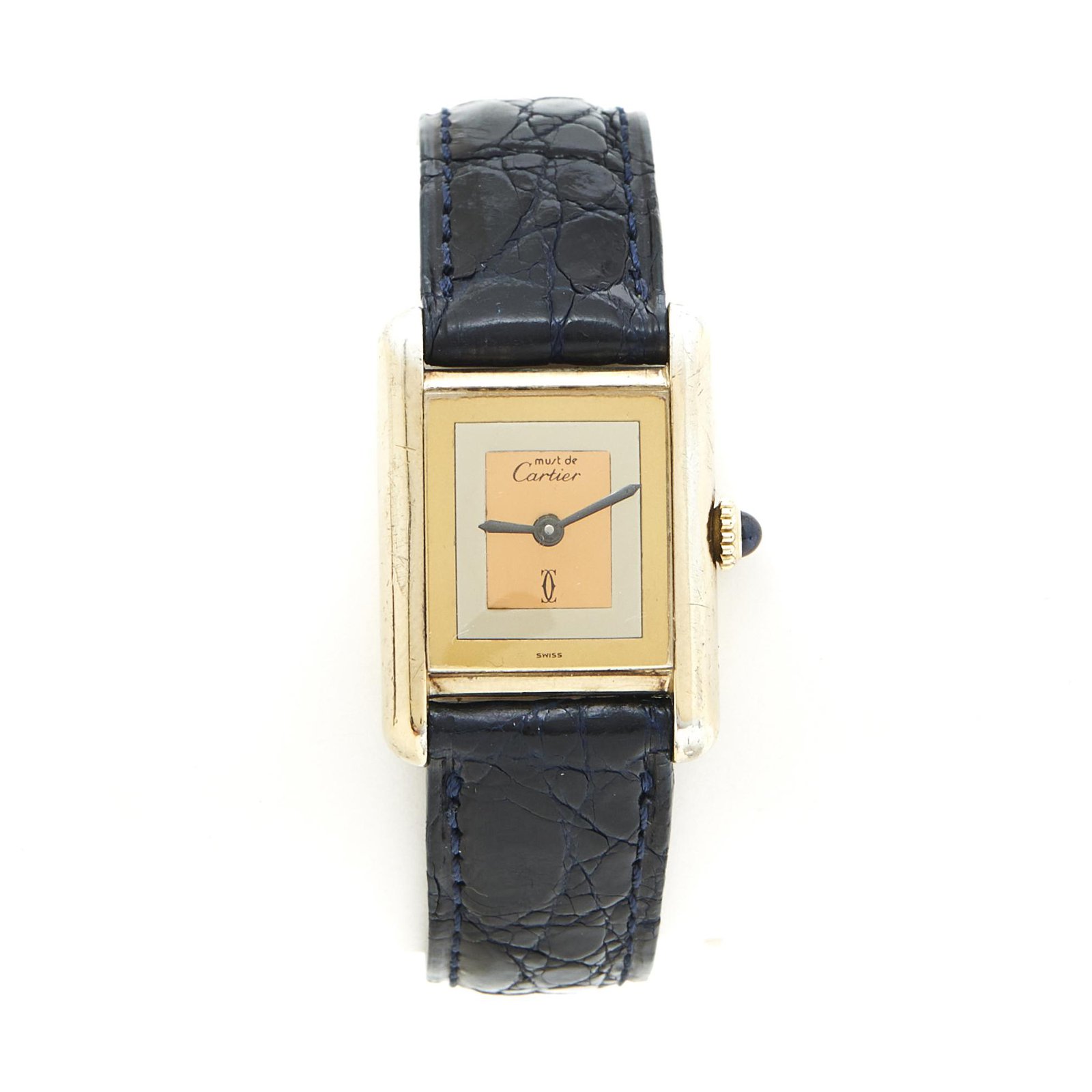 cartier tank americaine on wrist