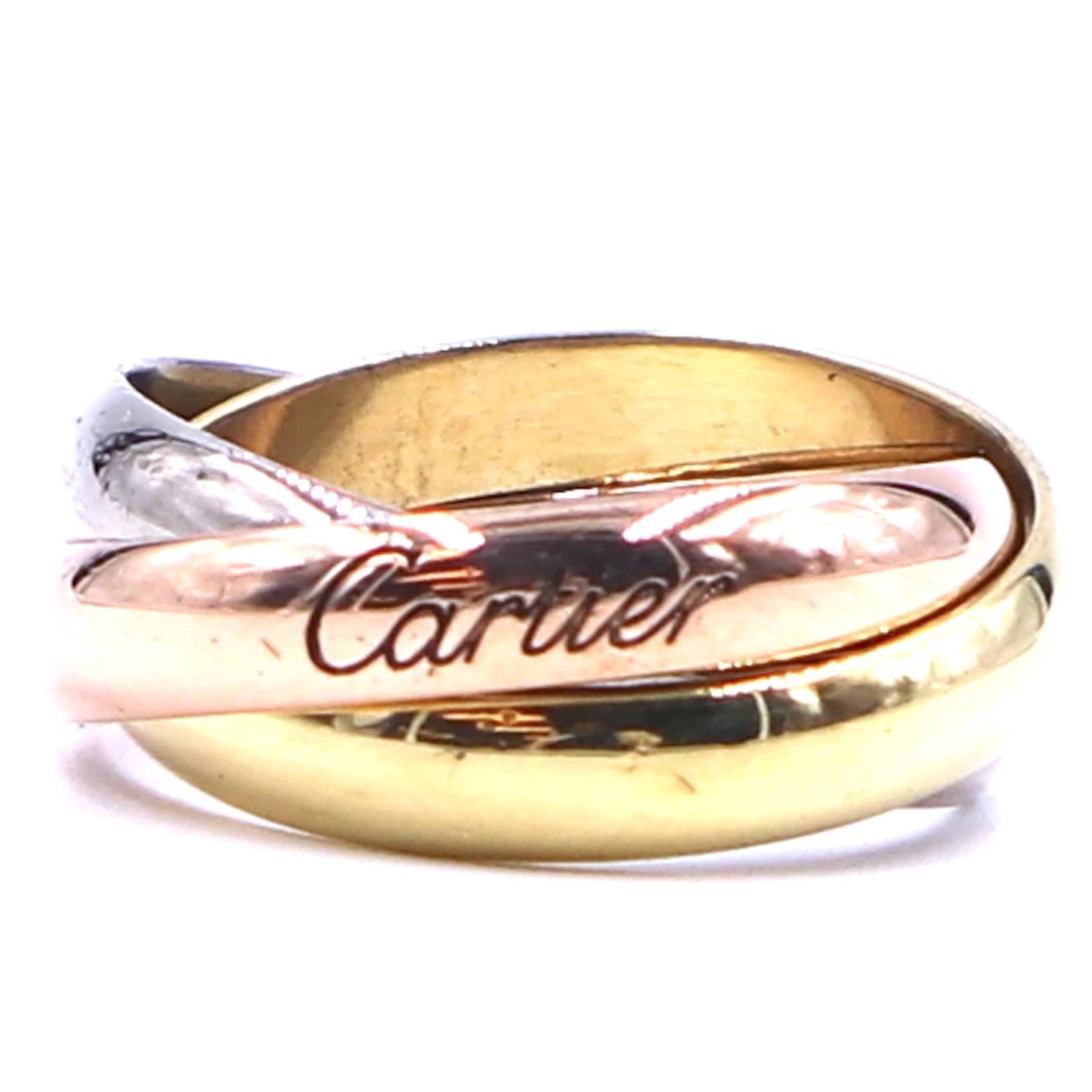 tricolor ring 585 cartier