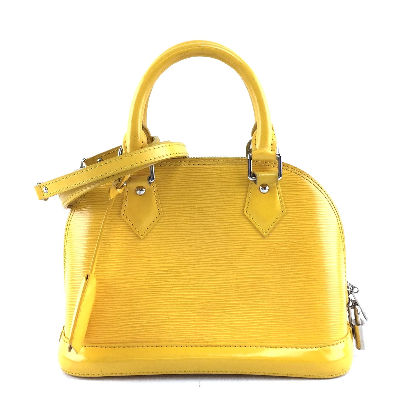 Louis Vuitton Yellow Epi Leather Alma Nano Mini Crossbody Bag ref.1029916 -  Joli Closet