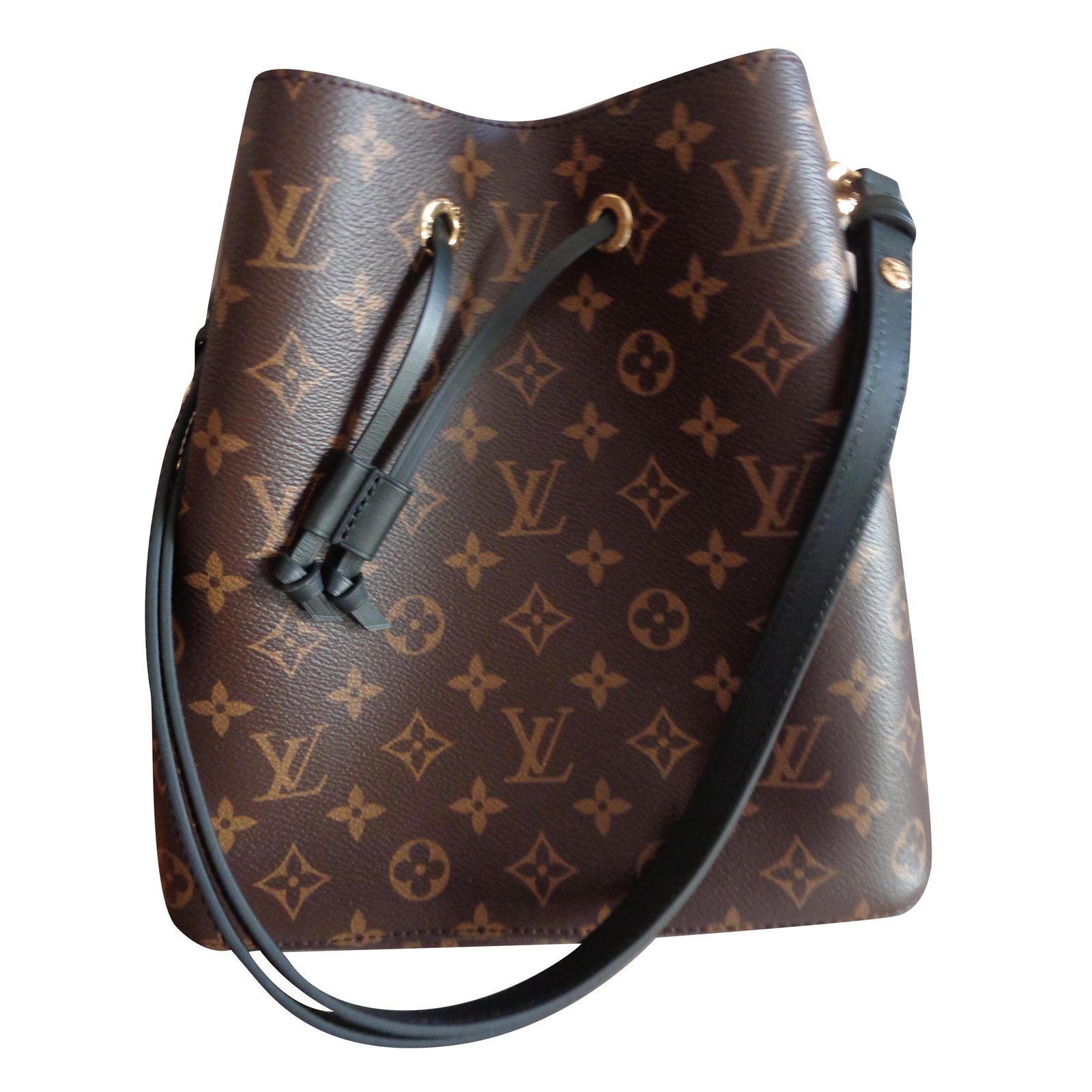 Louis Vuitton NeoNoe Womens Bucket Bags, Brown