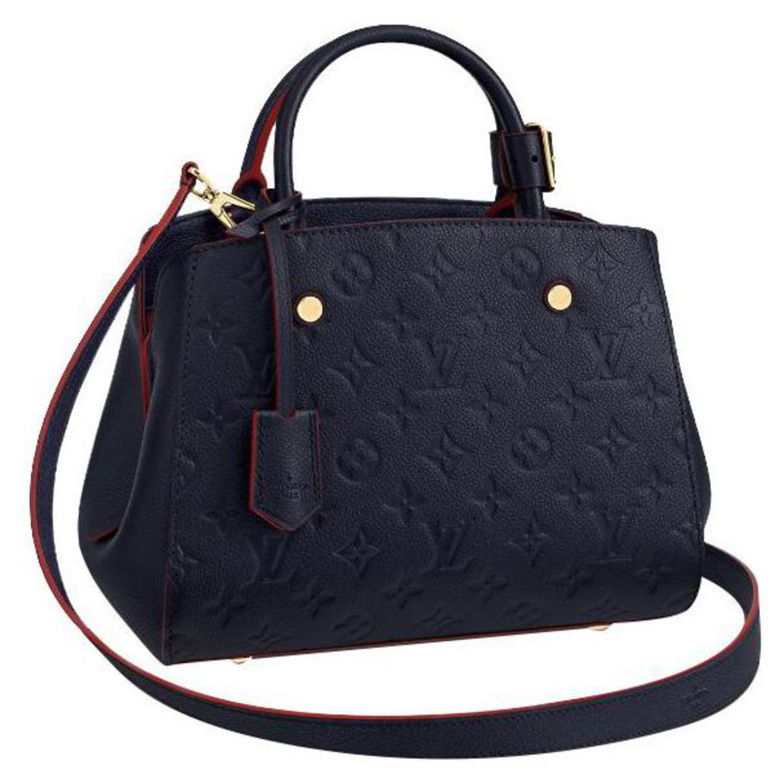 Louis Vuitton LV Montaigne bag new Blue Leather ref.250081 - Joli Closet