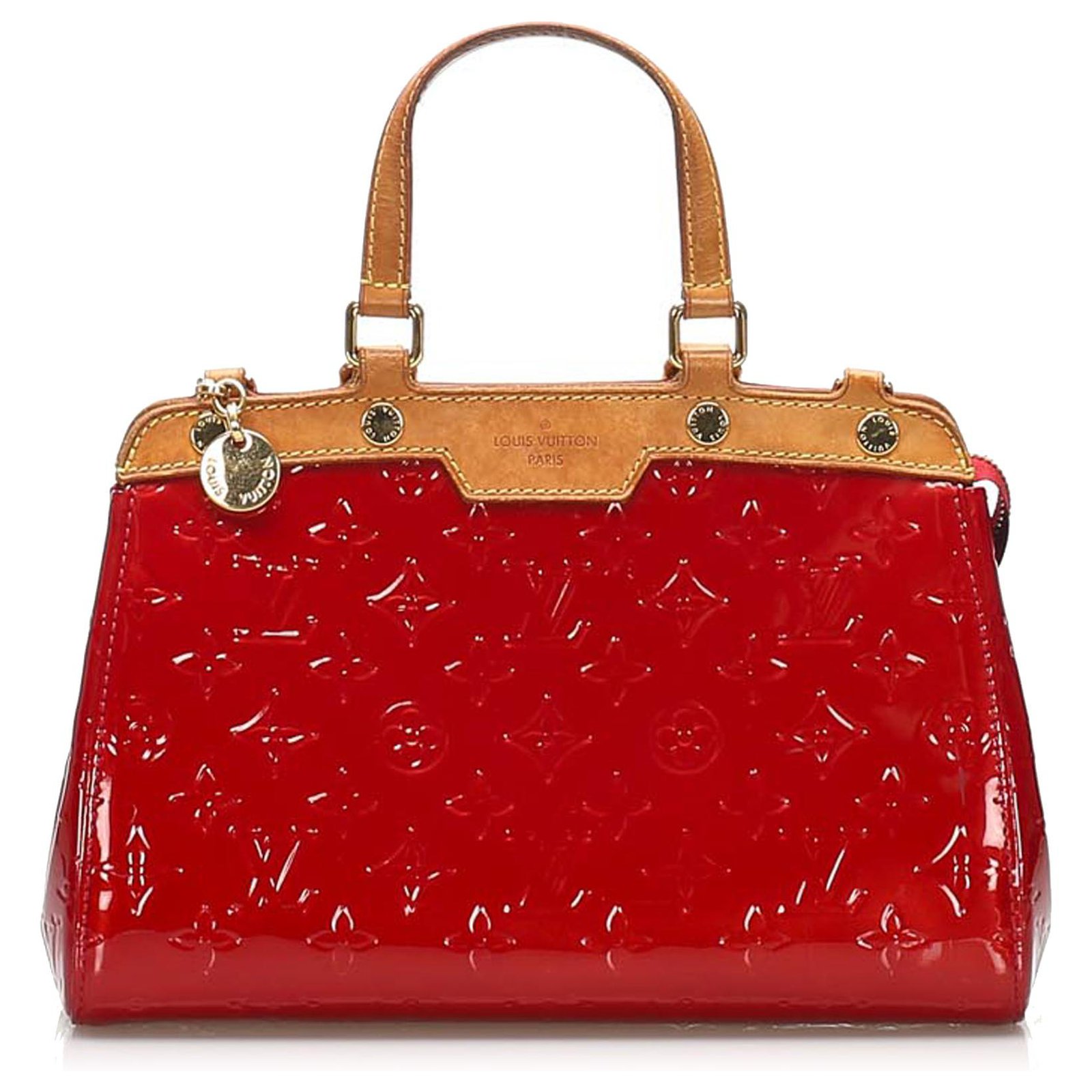 Louis Vuitton Red Vernis Agenda PM Leather Patent leather ref