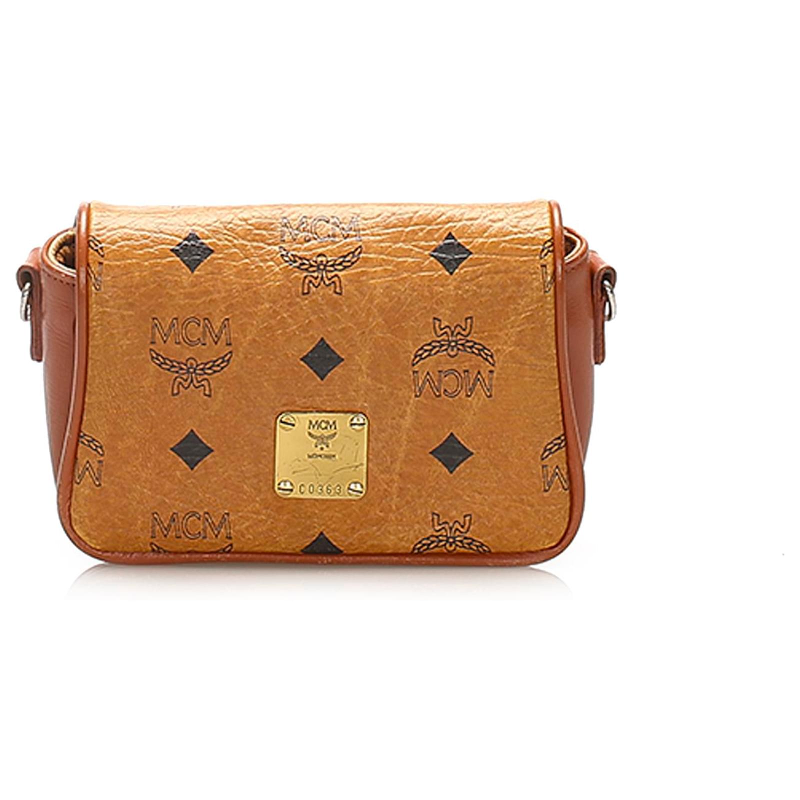 mcm crossbody gold