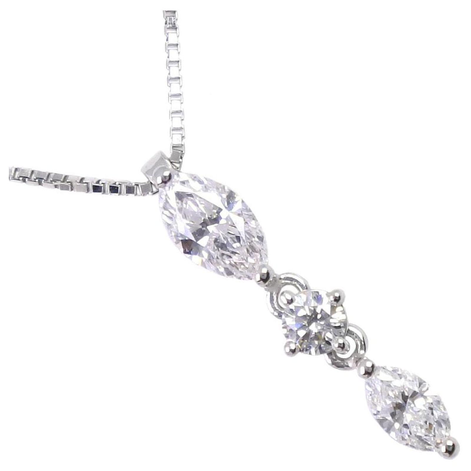 Tasaki Necklace Silvery Platinum ref 