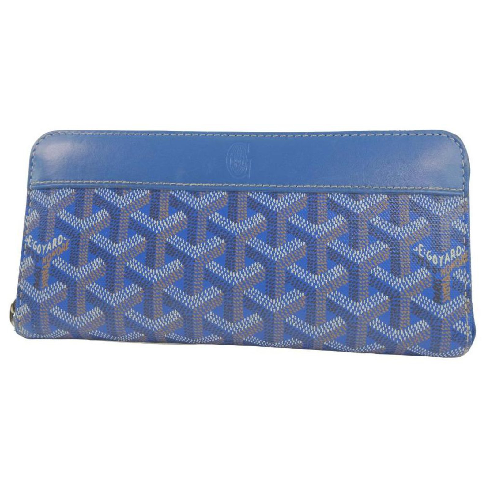 Goyard Wallet Blue Cloth ref.250995 - Joli Closet