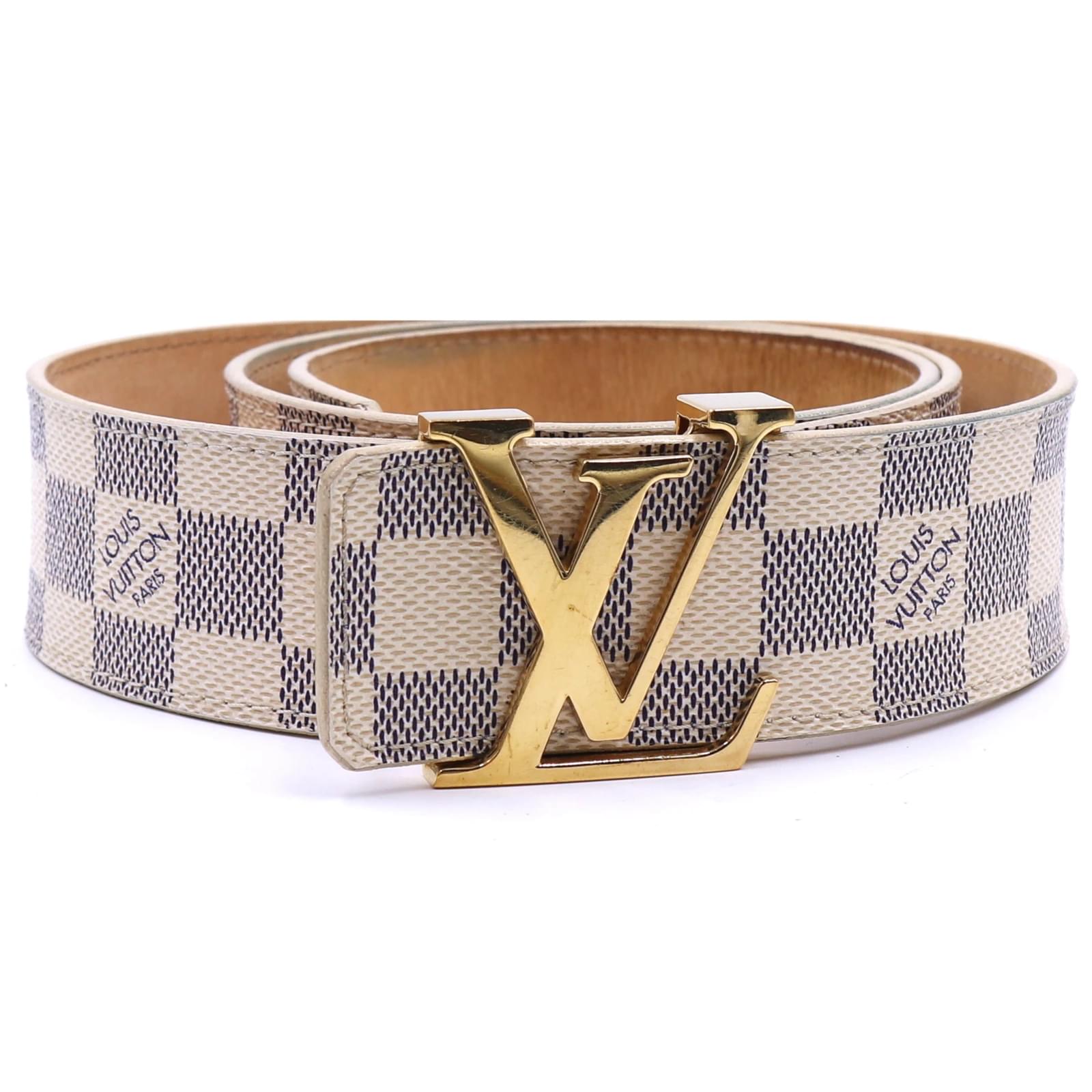 louis vuitton checkered belt