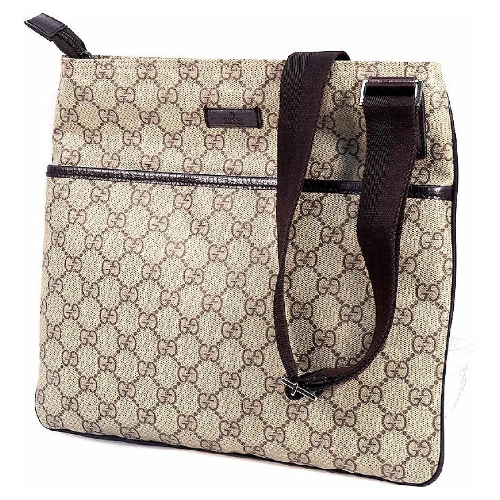 Gucci cross body Womens shoulder bag 141626 204046 beige x brown