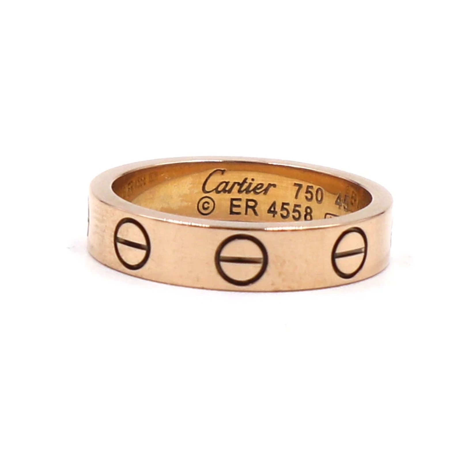 cartier engraved ring