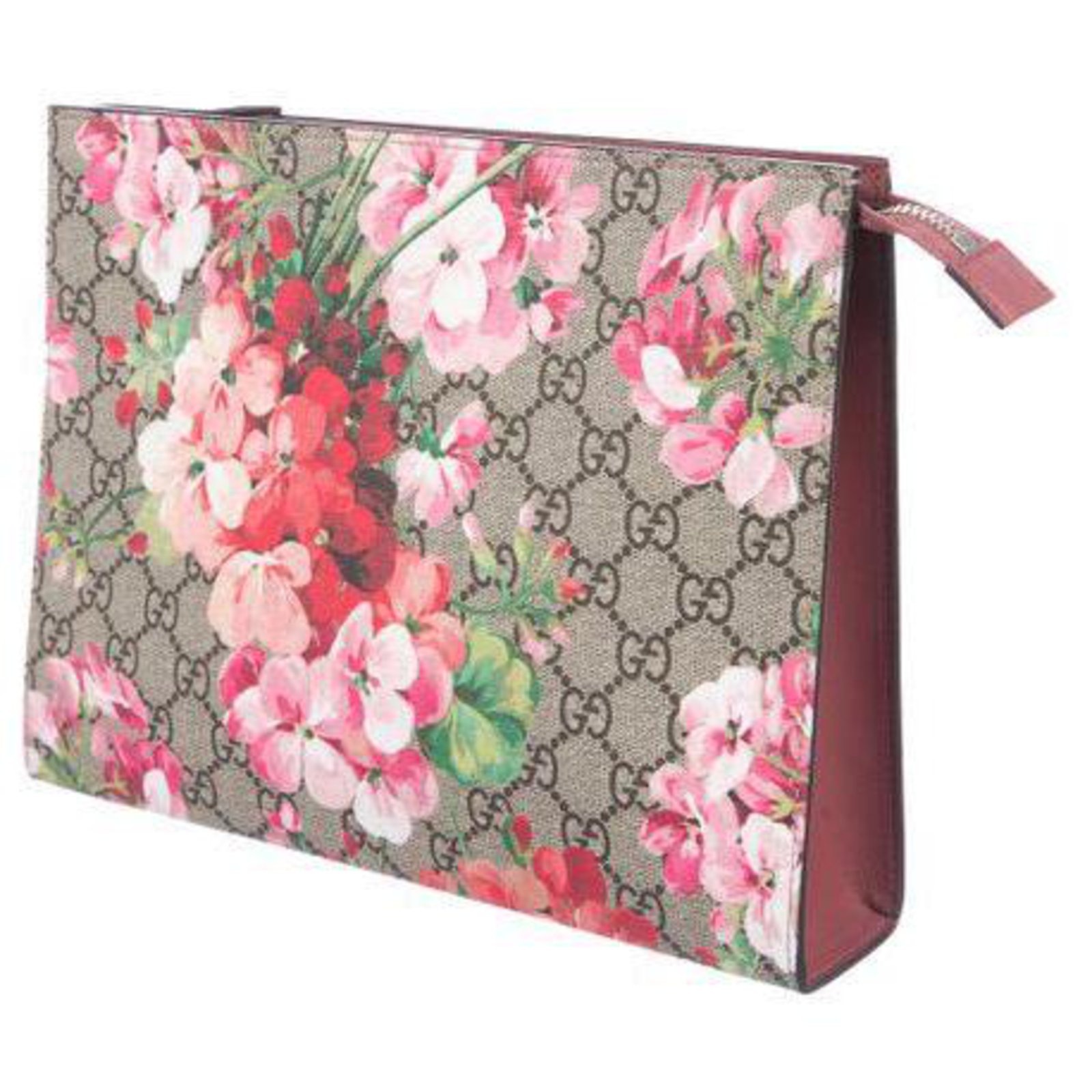 Brandnew Gucci Blooms Pouch/Clutch, Luxury, Bags & Wallets on Carousell