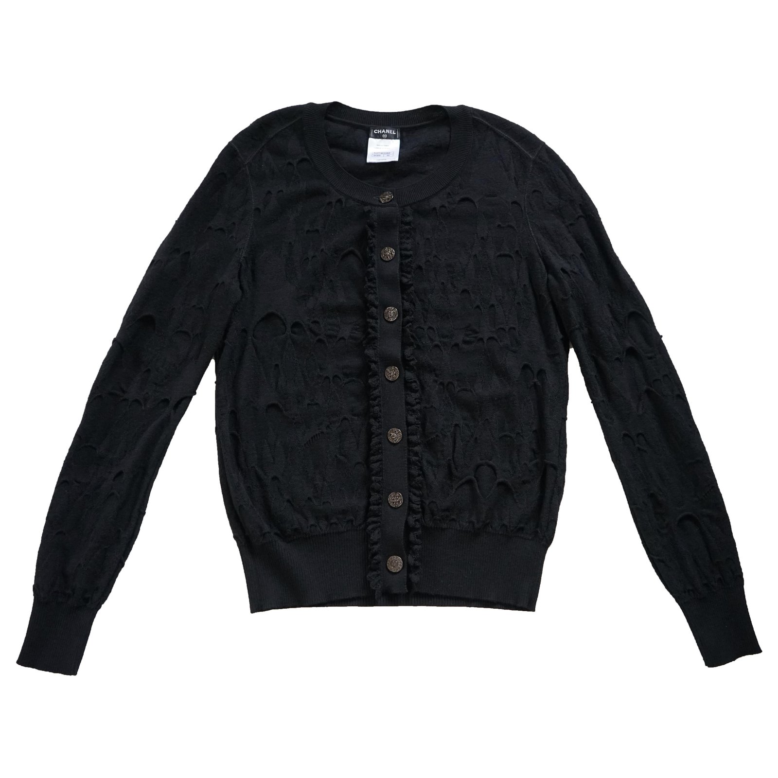 Chanel Knitwear Black Wool ref.253029 - Joli Closet