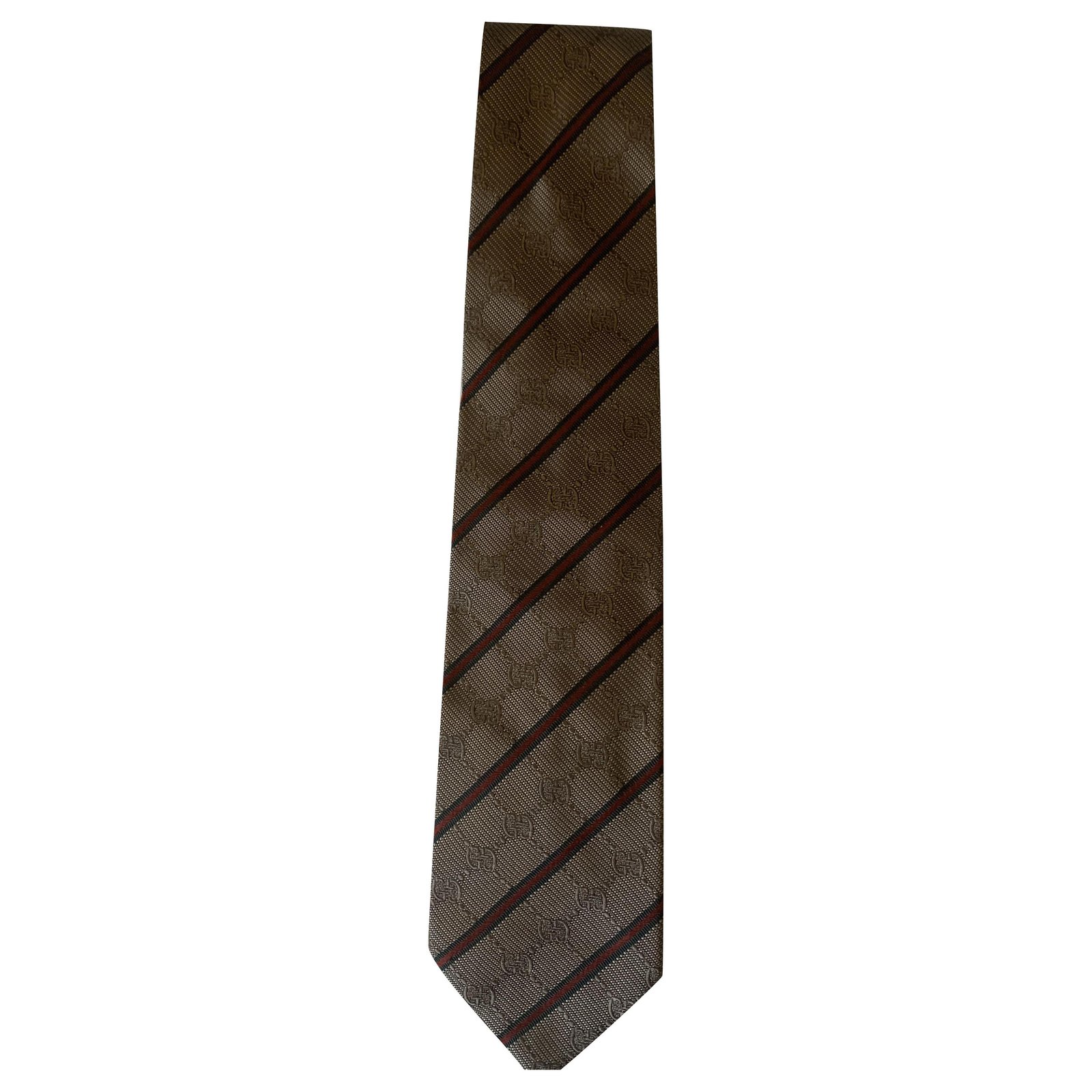 gucci monogram tie